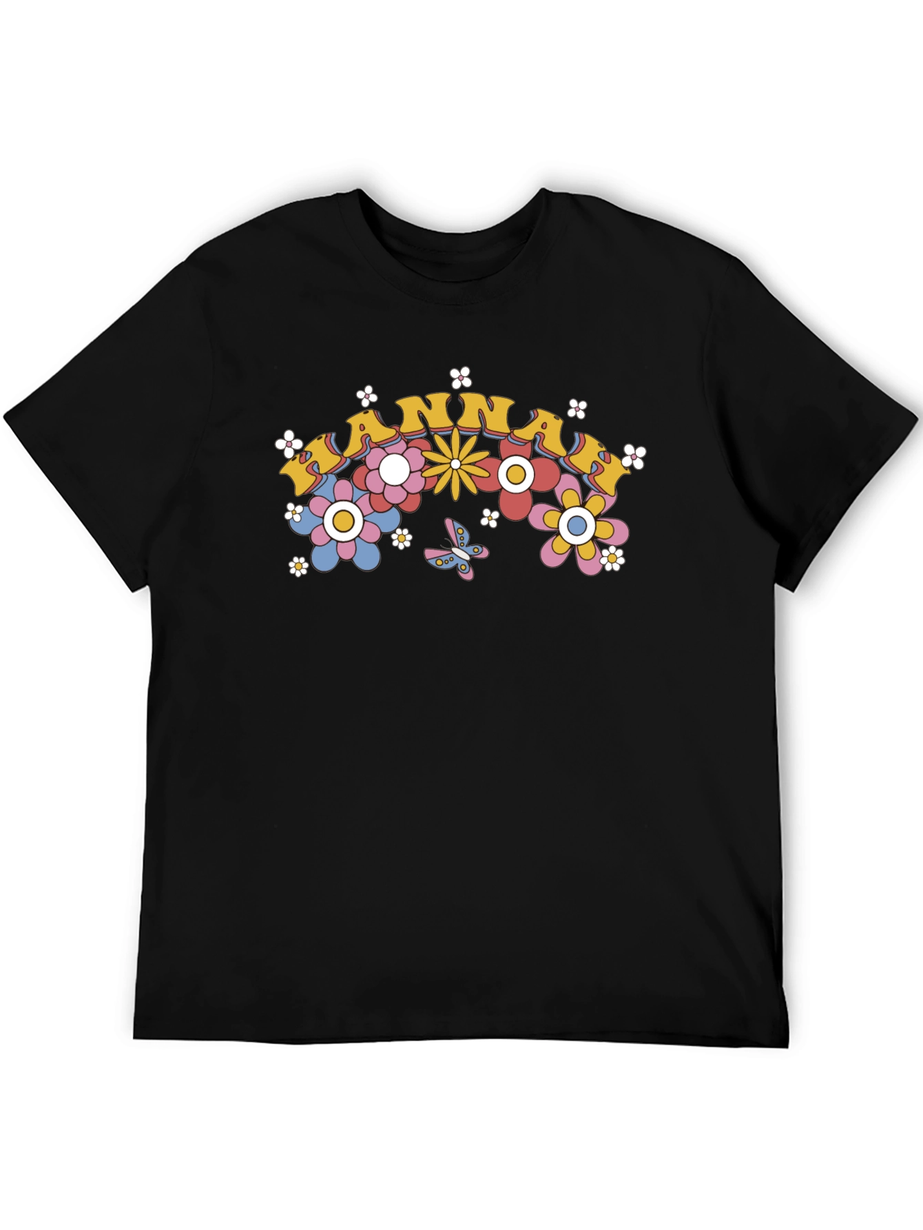 Anna Floral Graphic T-Shirt - Retro Style