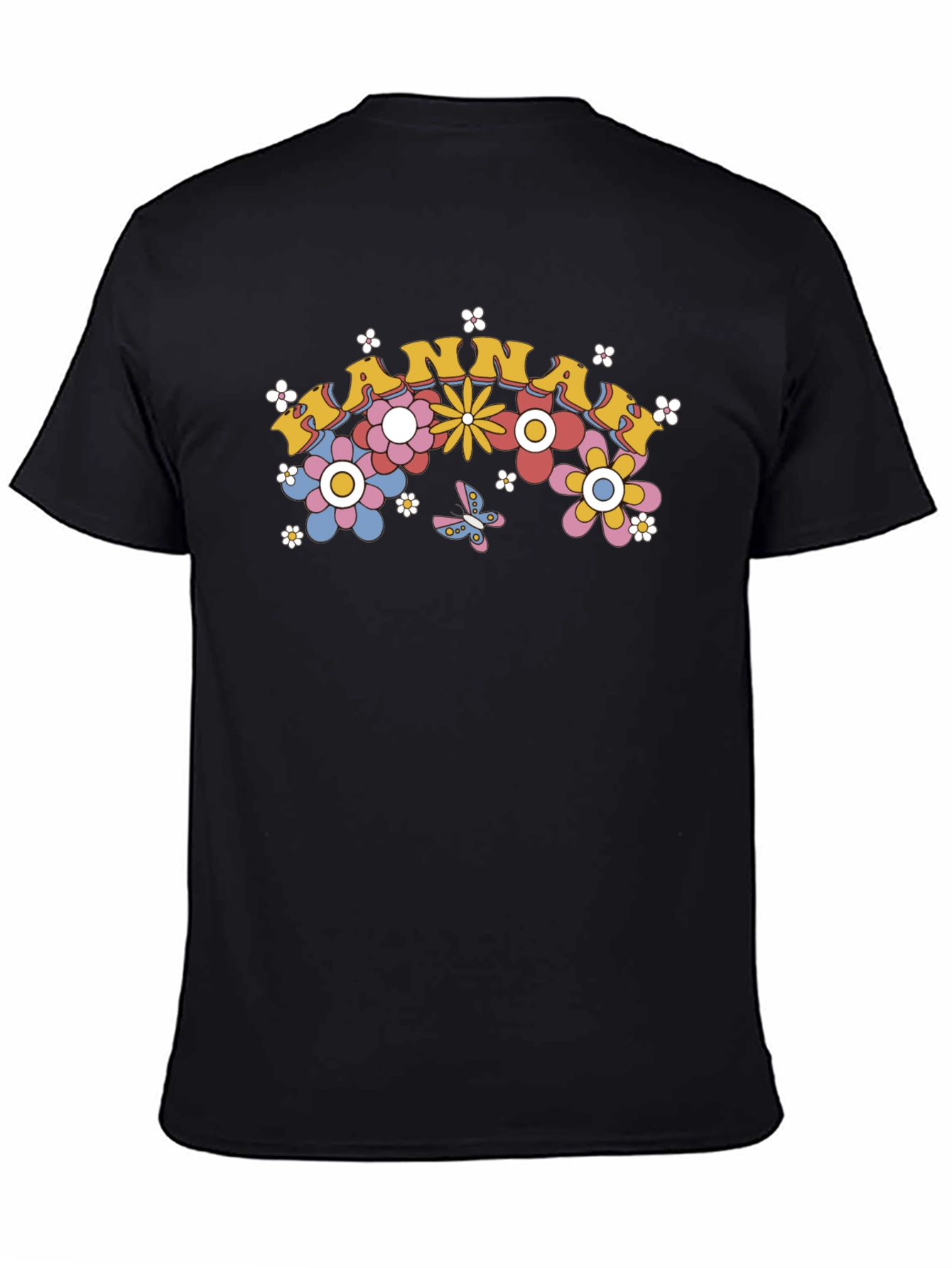 Anna Floral Graphic T-Shirt - Retro Style