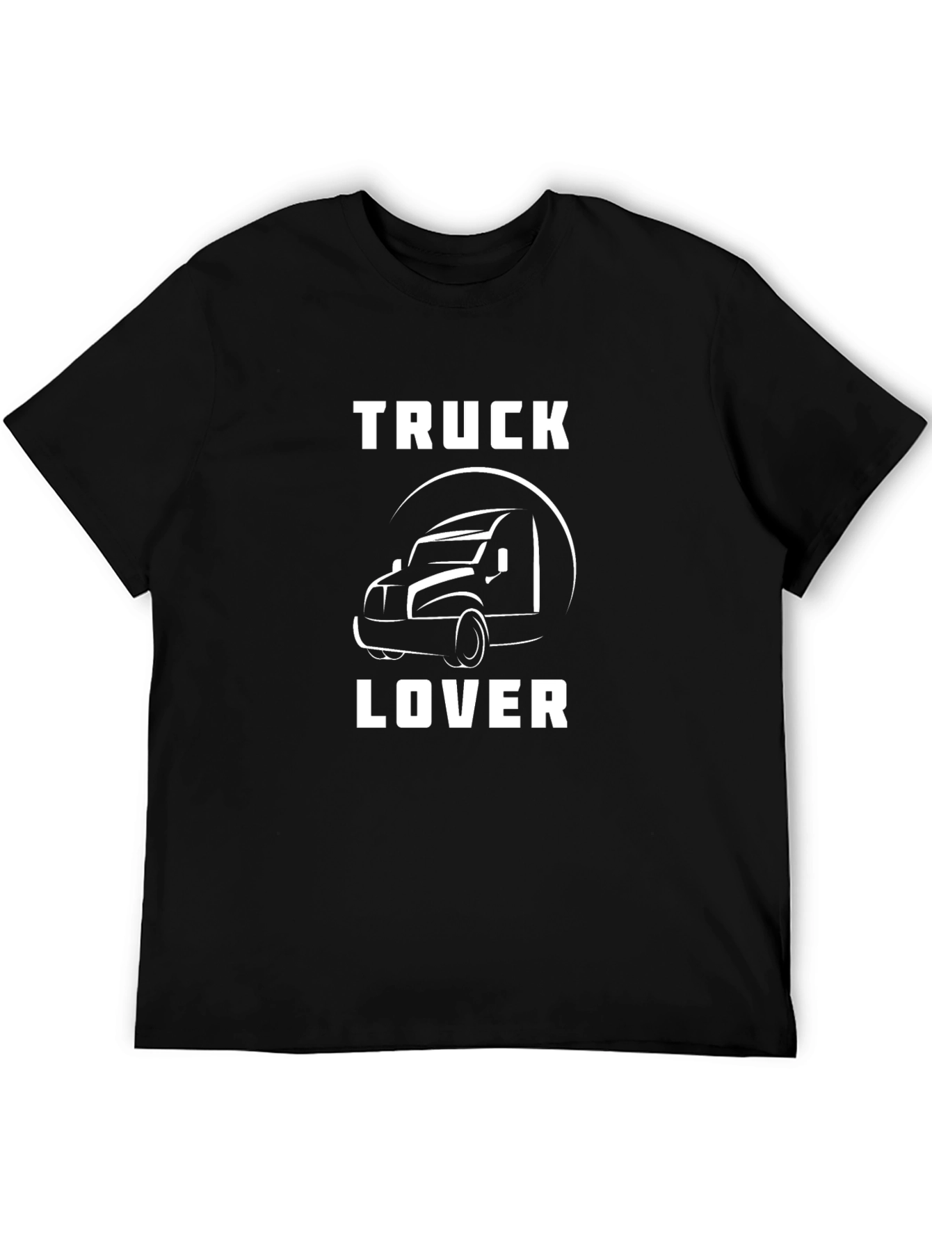 Truck Lover T-Shirt - Black Graphic Tee
