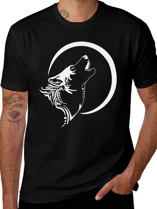 Black Wolf Moon Graphic Tee