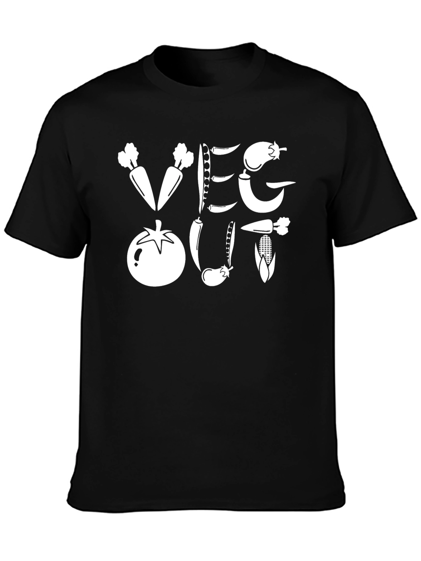 Veg Out T-Shirt - Vegan Vegetarian Tee