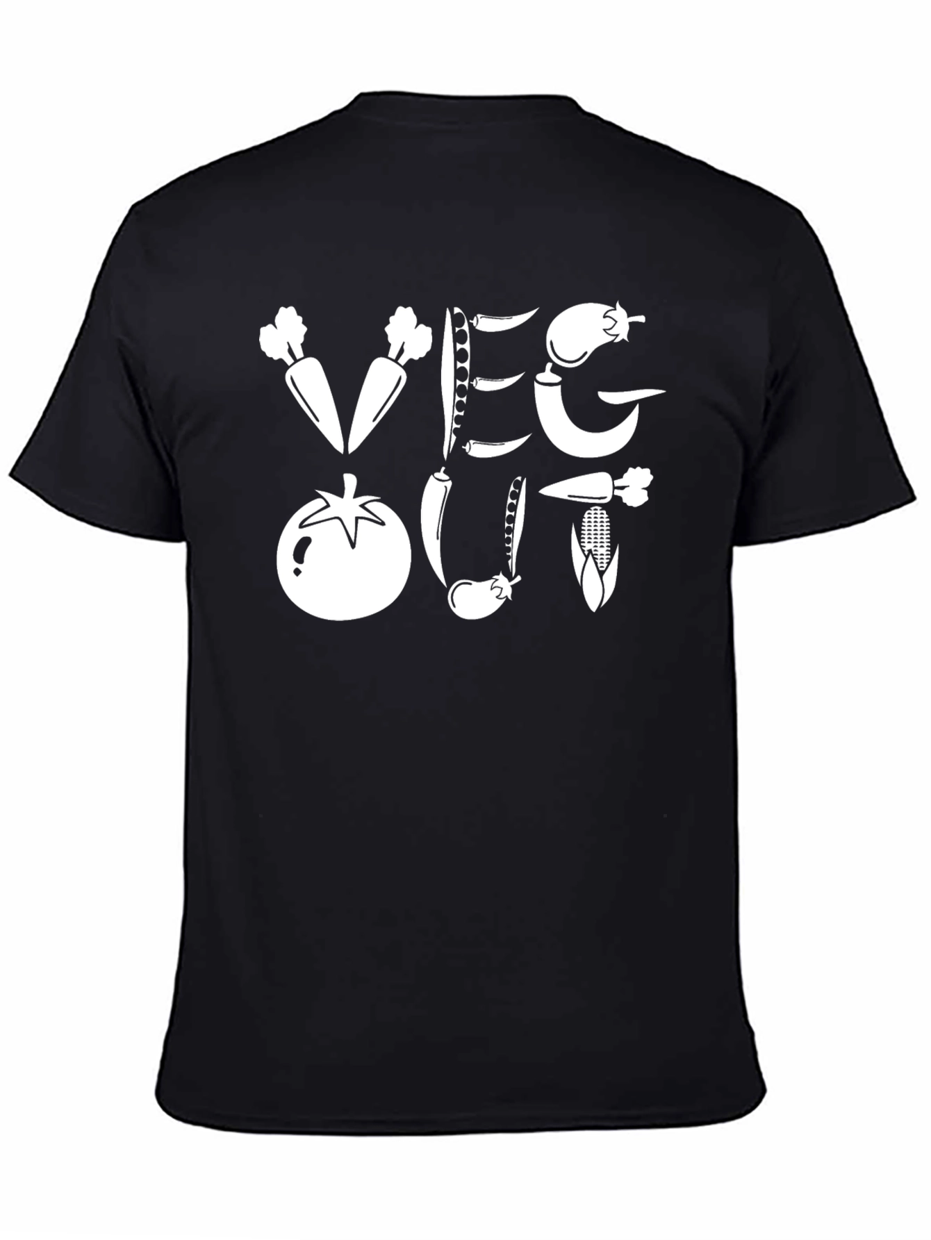 Veg Out T-Shirt - Vegan Vegetarian Tee