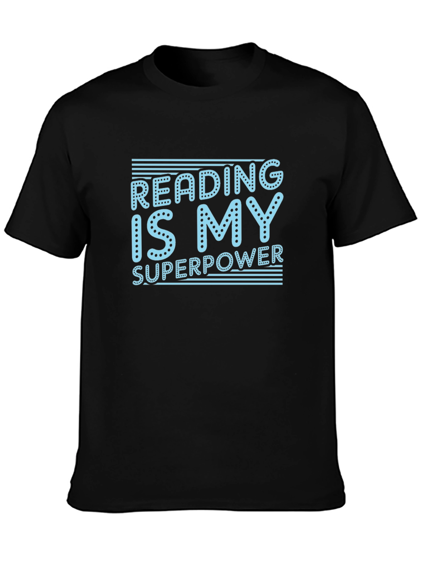 Reading Is My Superpower T-Shirt - Black
