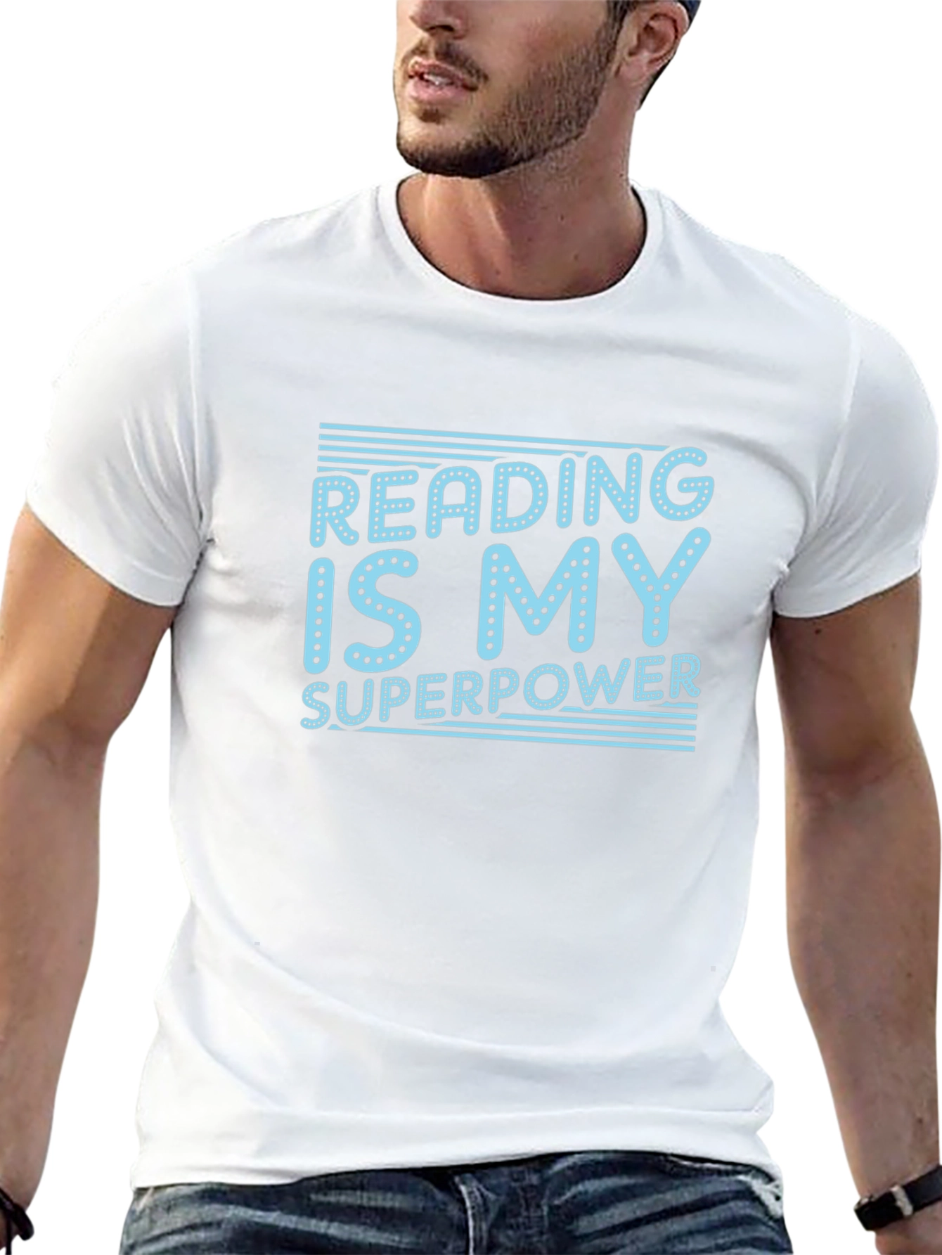 Reading Is My Superpower T-Shirt - Black