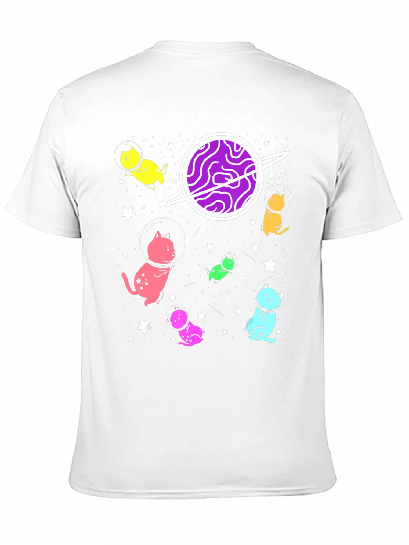 Cosmic Cat Astronaut T-Shirt