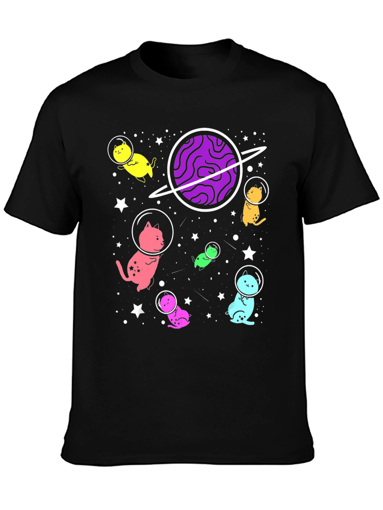 Cosmic Cat Astronaut T-Shirt