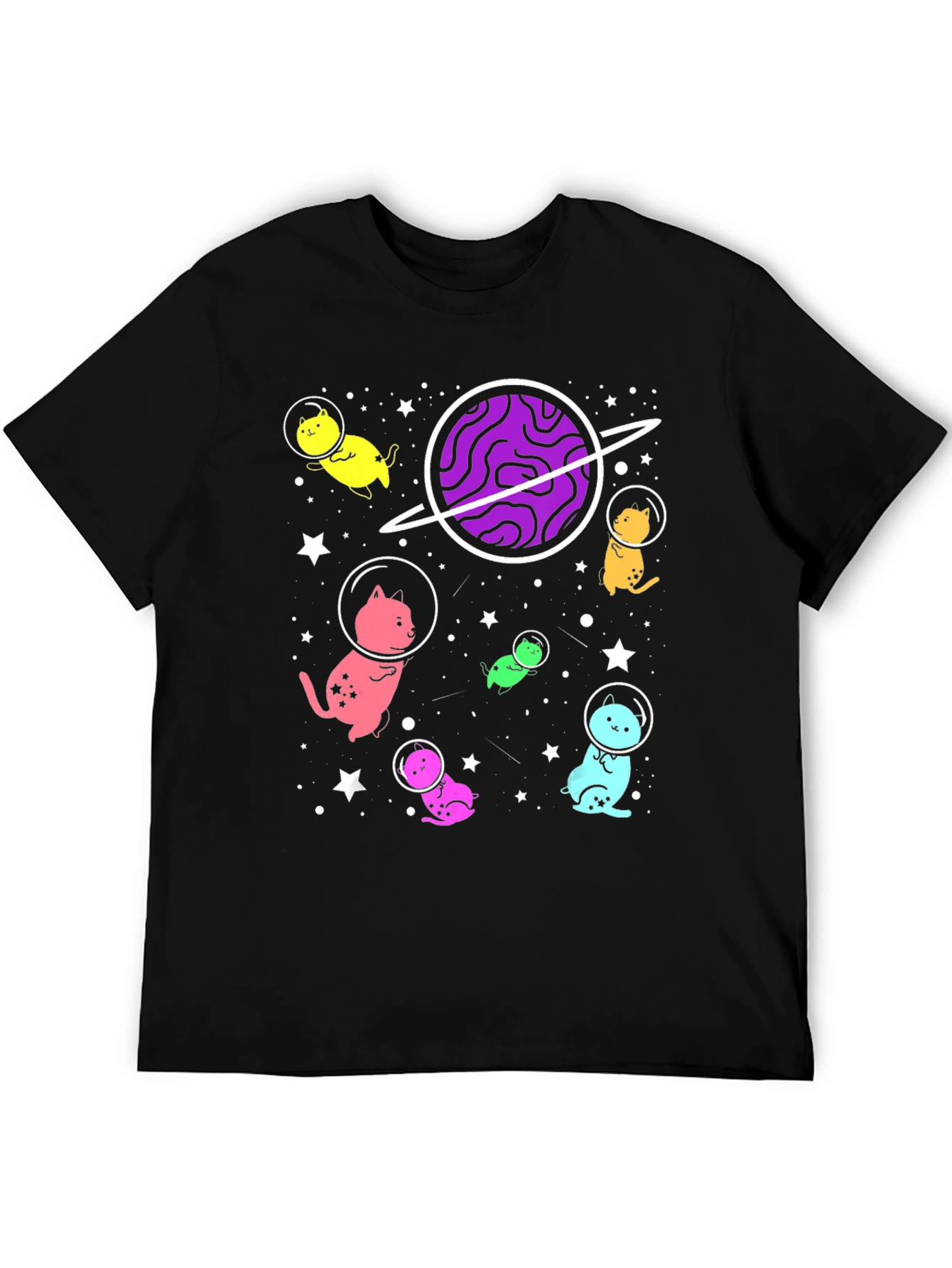 Cosmic Cat Astronaut T-Shirt