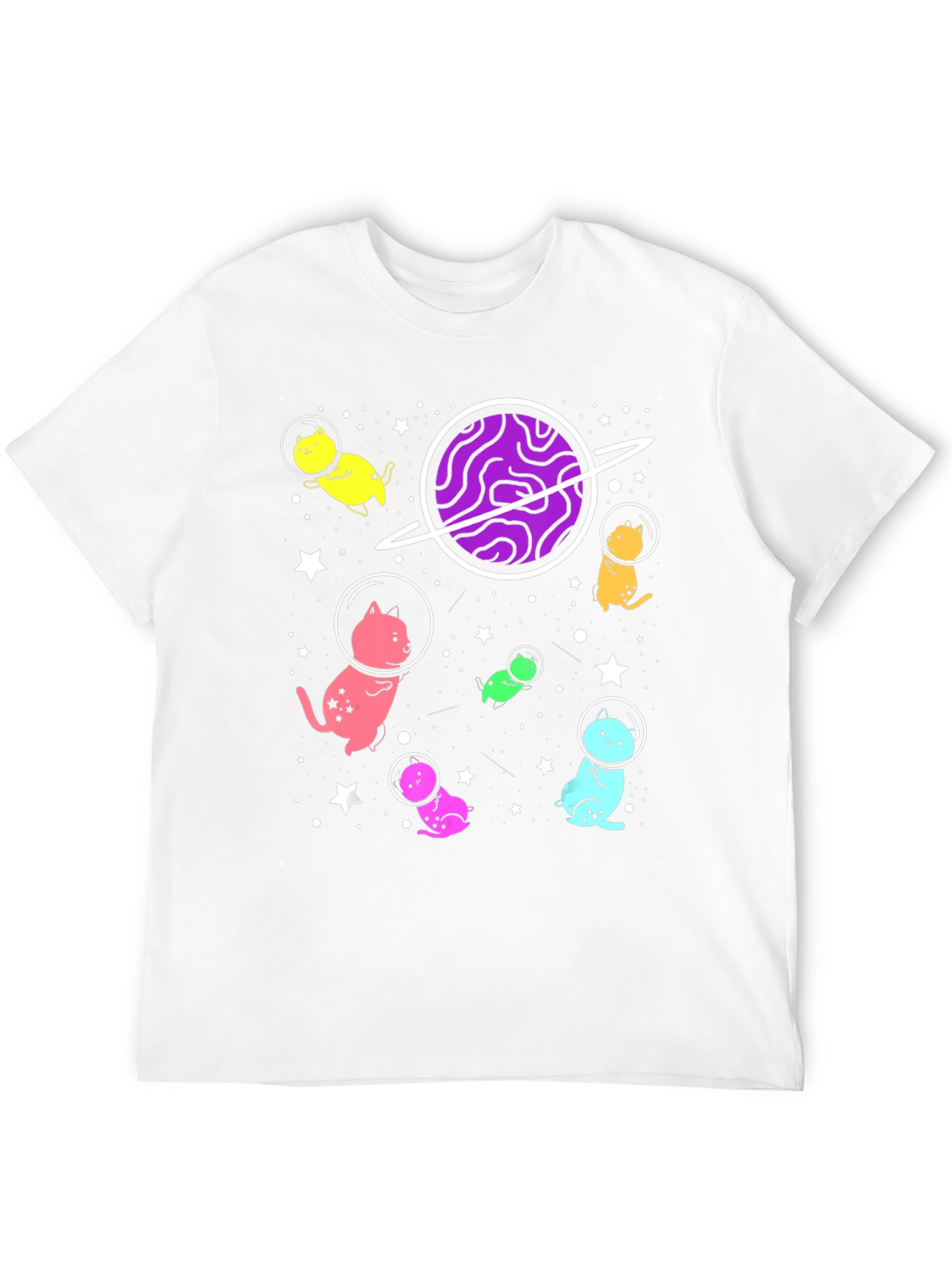 Cosmic Cat Astronaut T-Shirt
