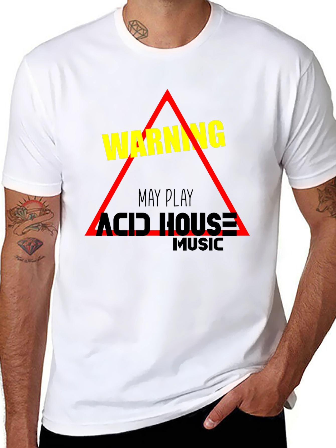 Warning: Acid House Music T-Shirt