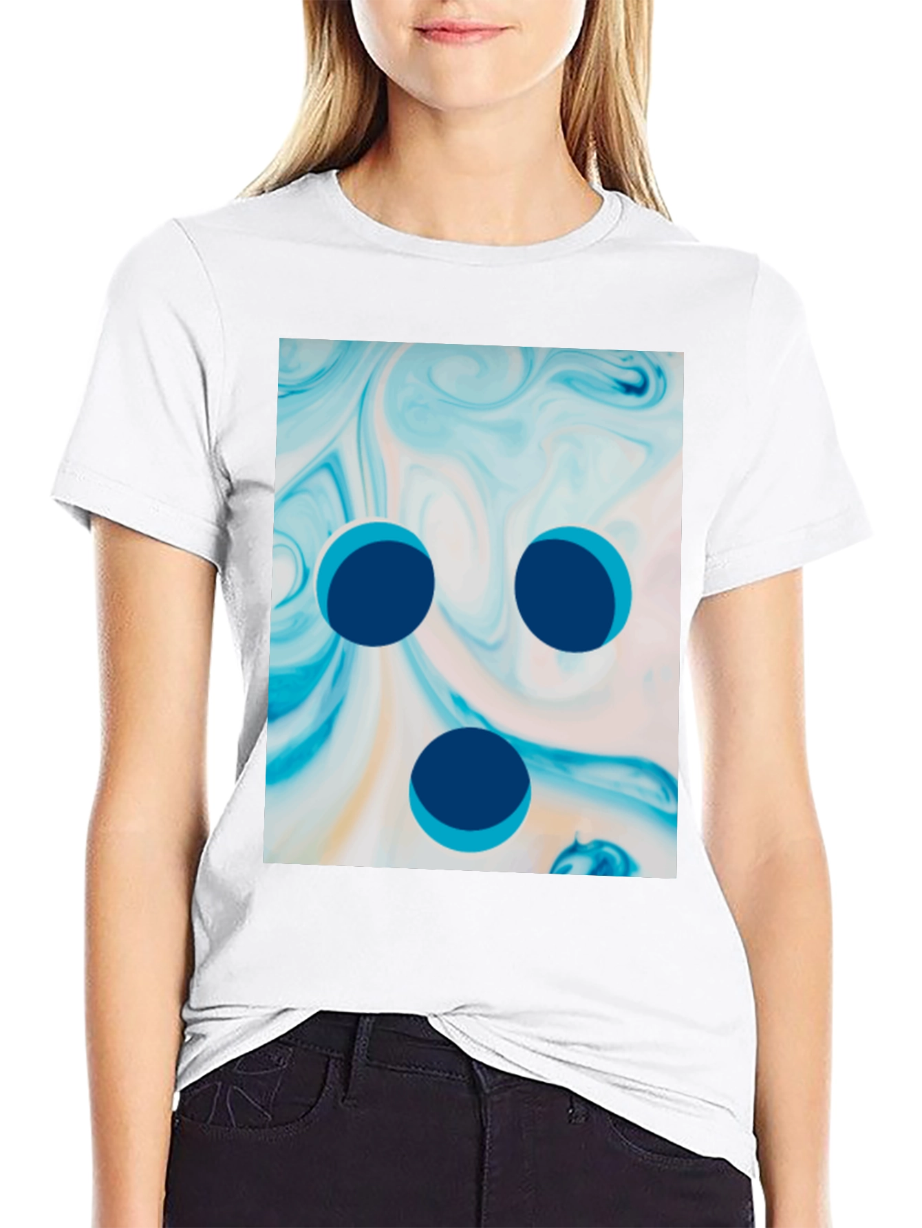 Abstract Swirl Tee - Unique Graphic Print