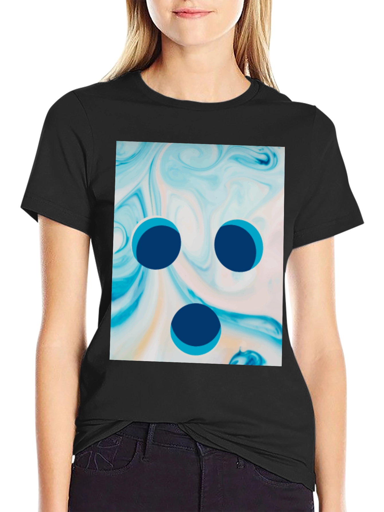 Abstract Swirl Tee - Unique Graphic Print