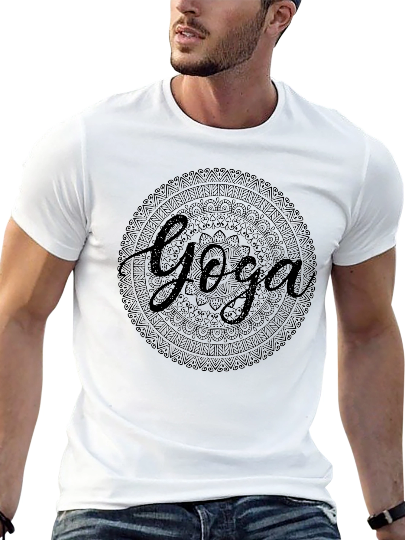 Yoga Mandala T-Shirt - Relaxed Fit