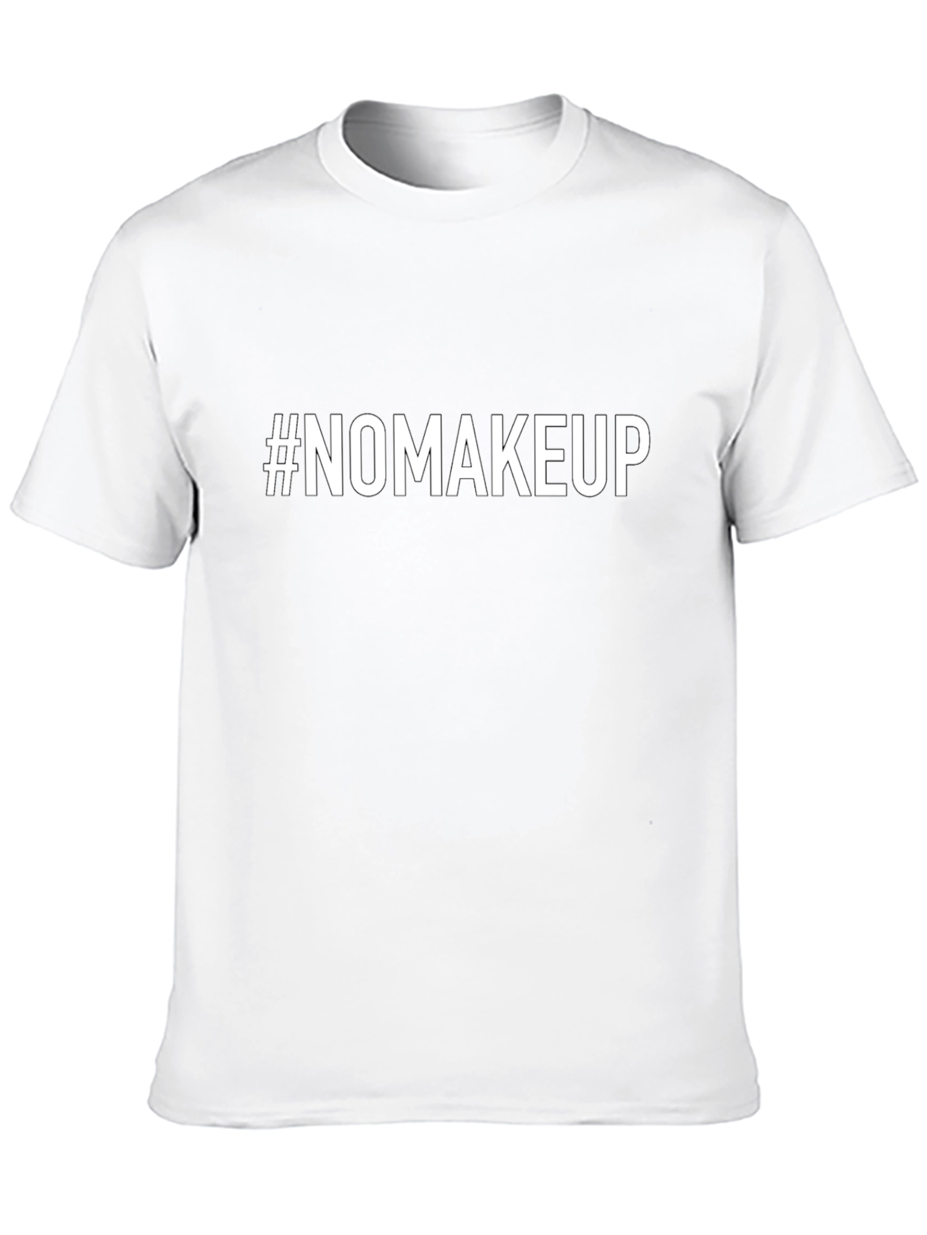 #NOMAKEUP Graphic Tee - Trendy Casual Style