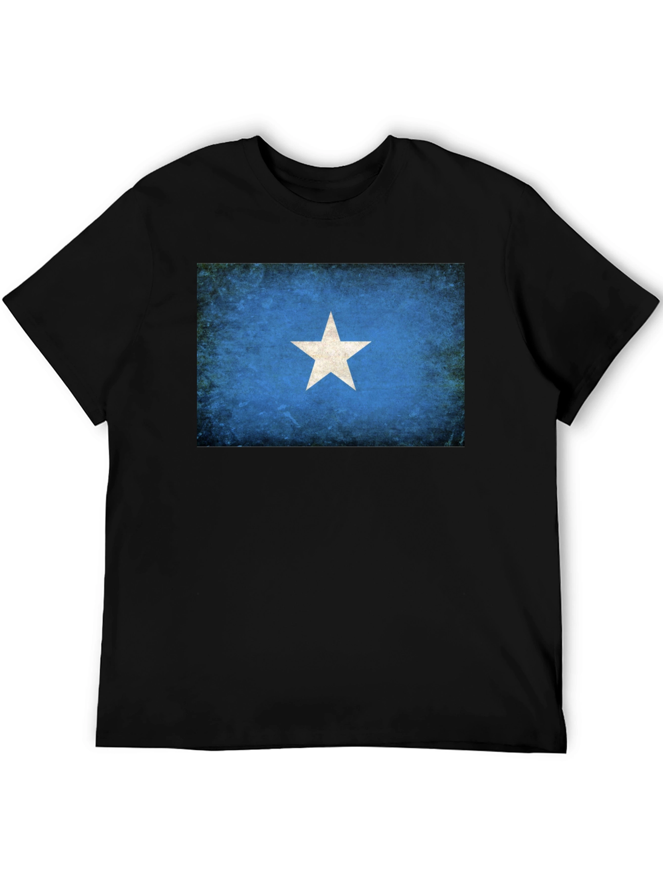 Somalia Flag T-Shirt - Distressed Design