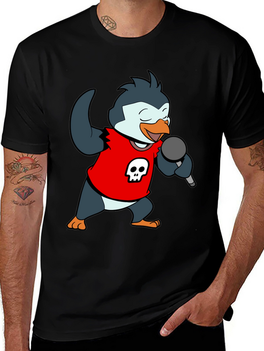 Rockstar Penguin Graphic Tee