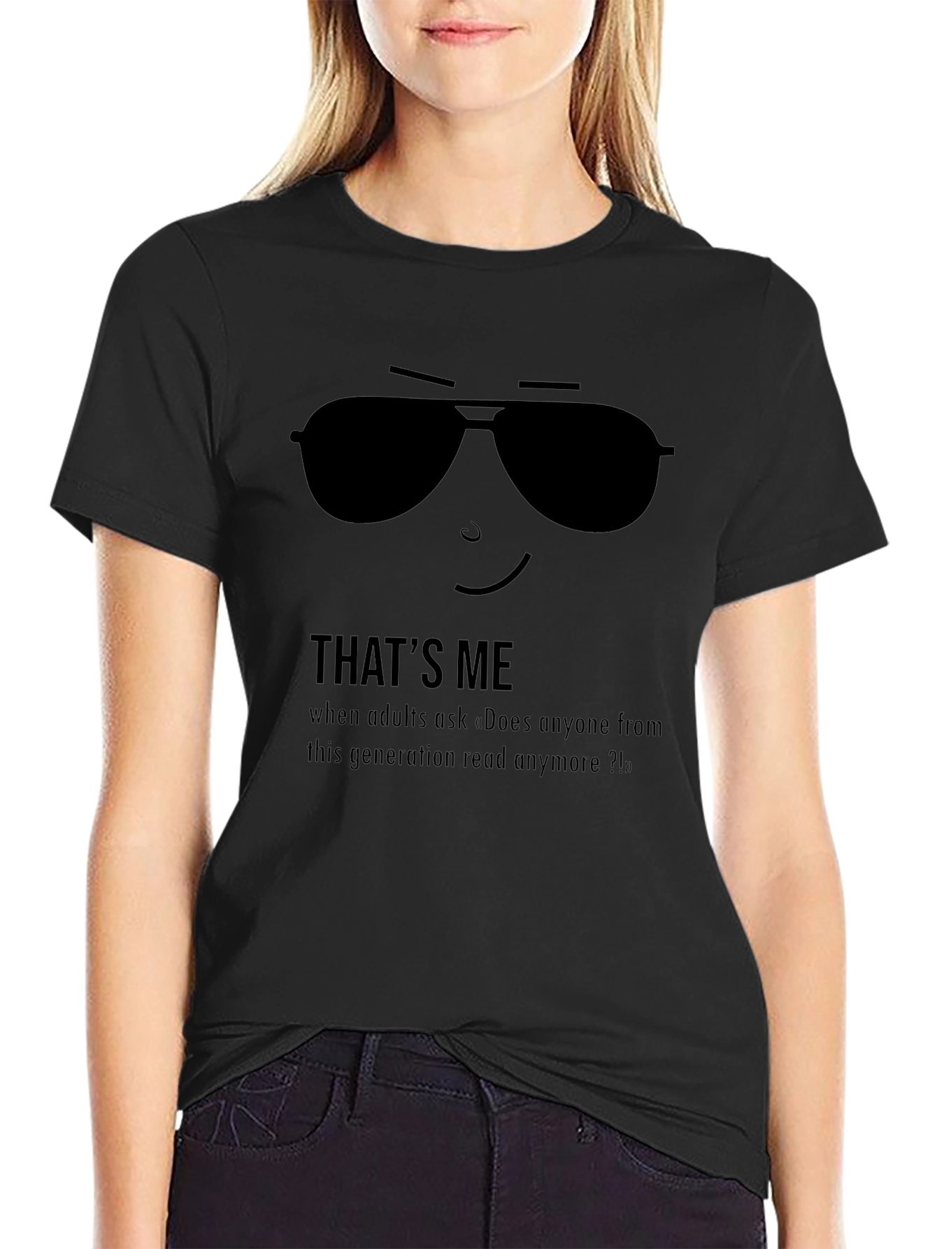 Thats Me Reading T-Shirt - Funny Sarcastic Design