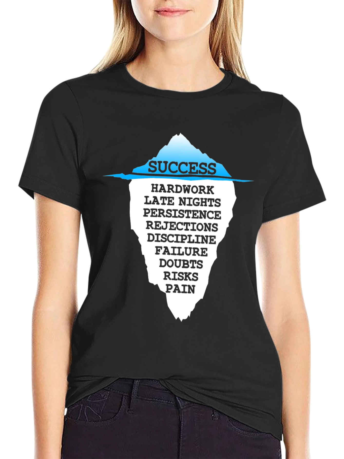 Success Iceberg Graphic T-Shirt - Motivational Tee
