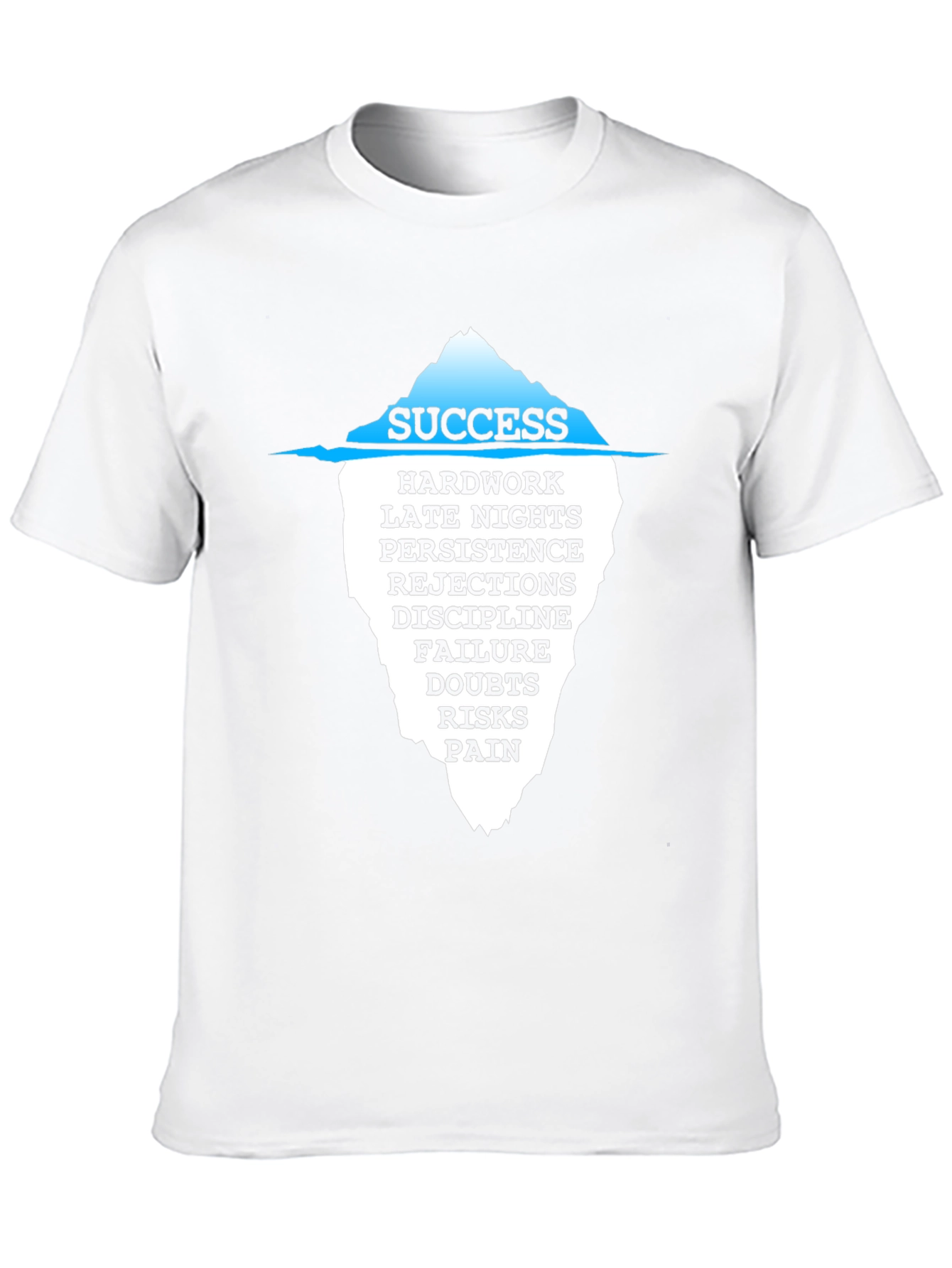 Success Iceberg Graphic T-Shirt - Motivational Tee