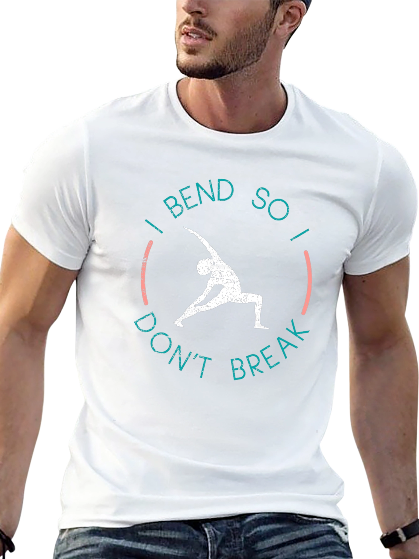 Yoga Tee: I Bend So I Dont Break