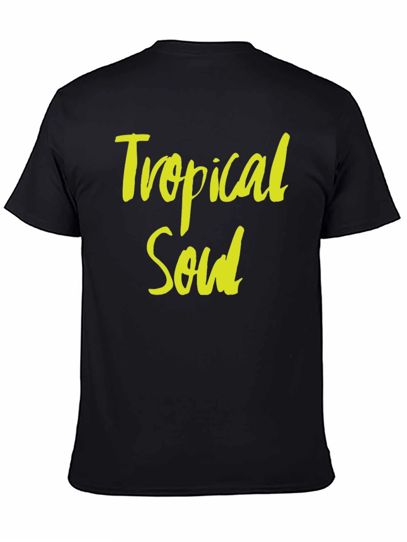 Tropical Soul Black Graphic T-Shirt