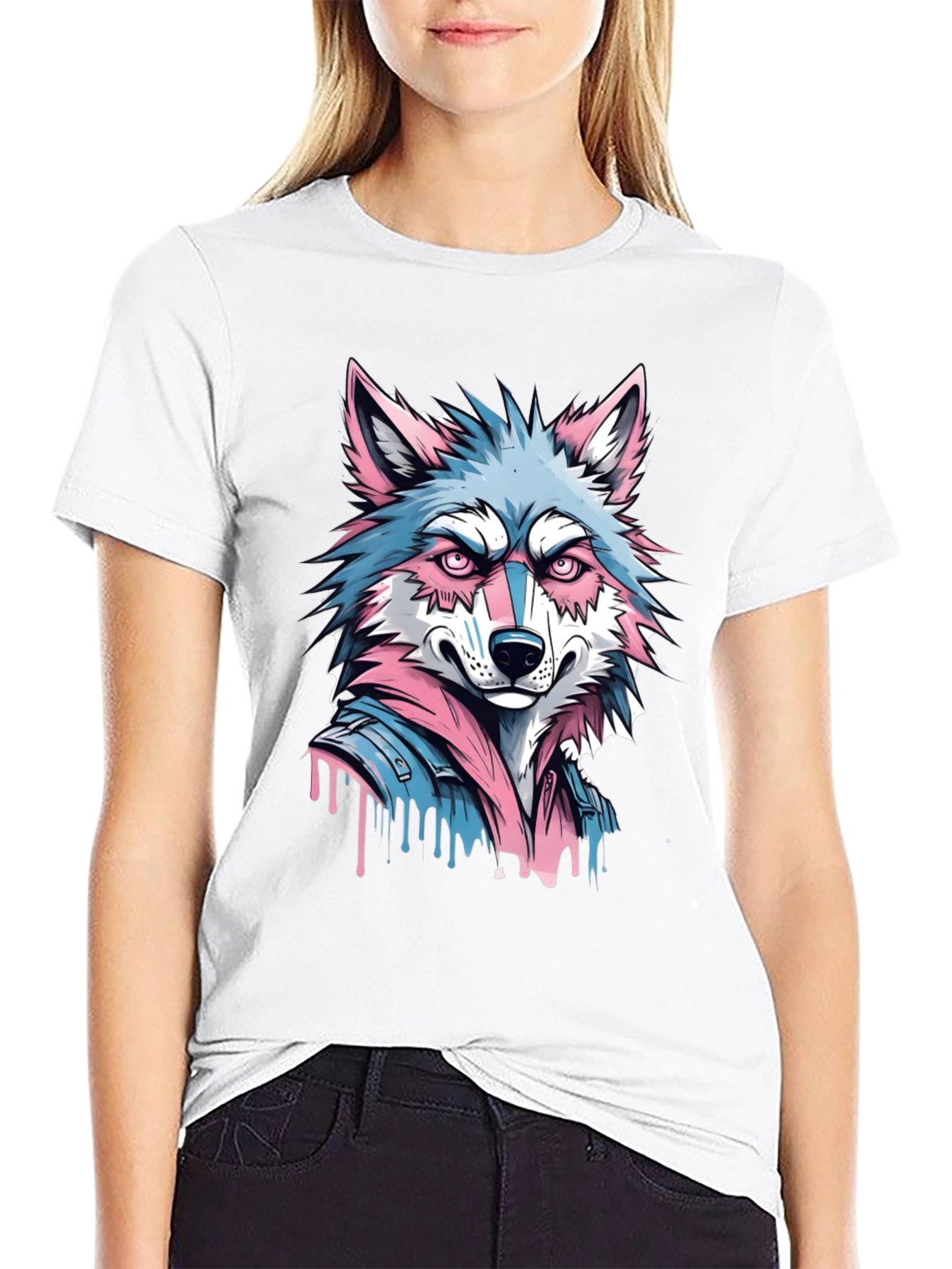 Transgender Pride Wolf T-Shirt