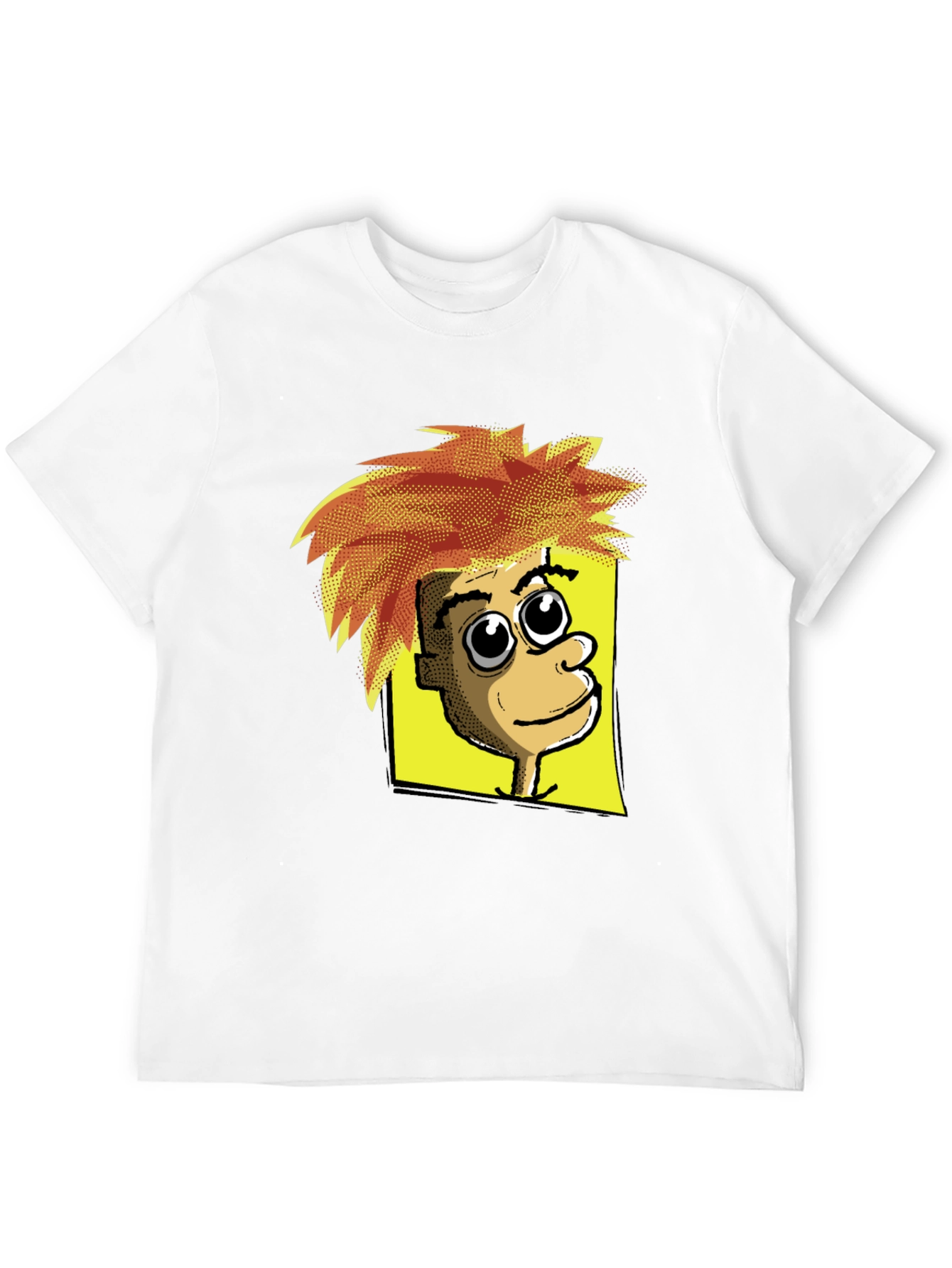 Cartoon Character Graphic Print Black T-Shirt