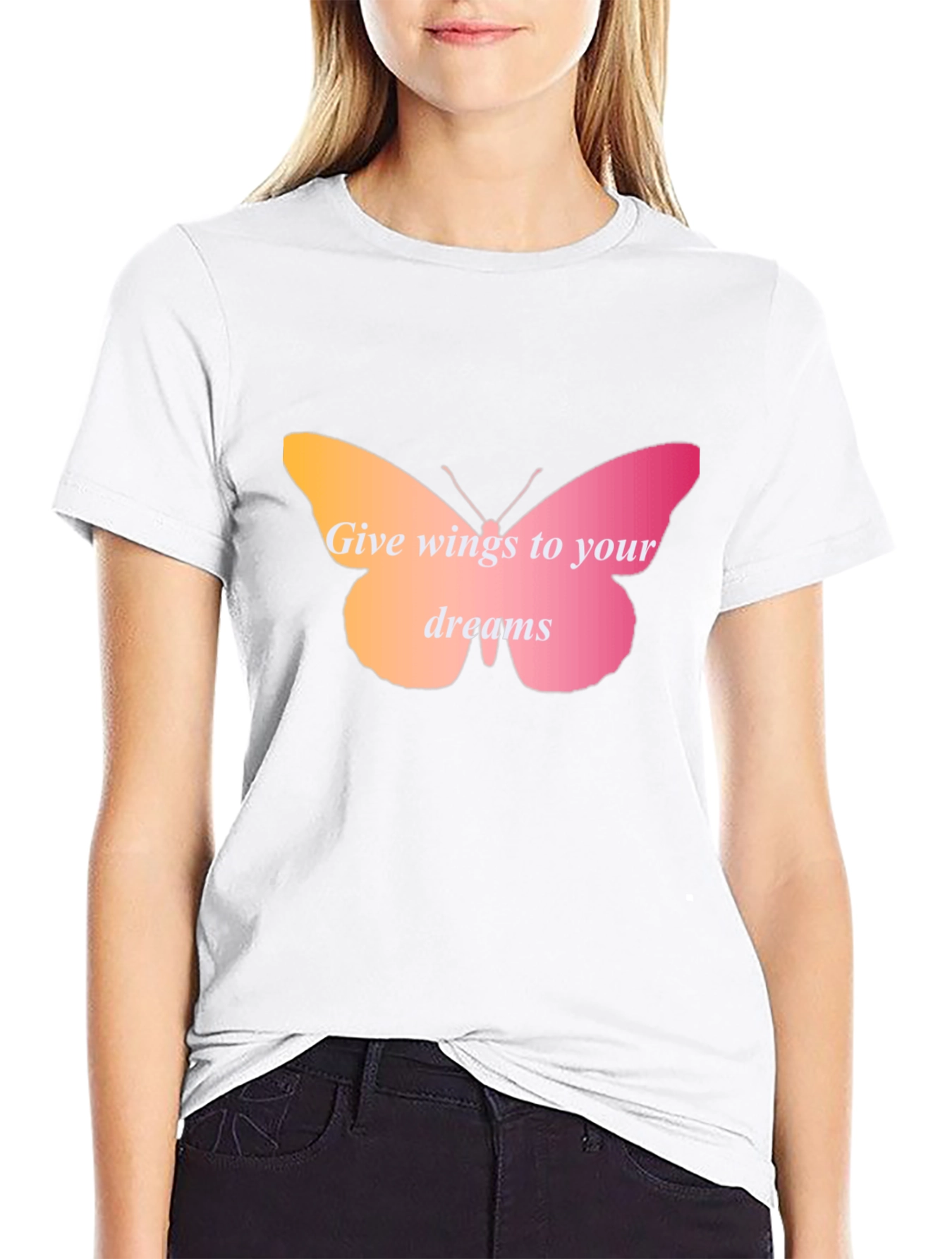 Wings to Your Dreams Butterfly Graphic Tee