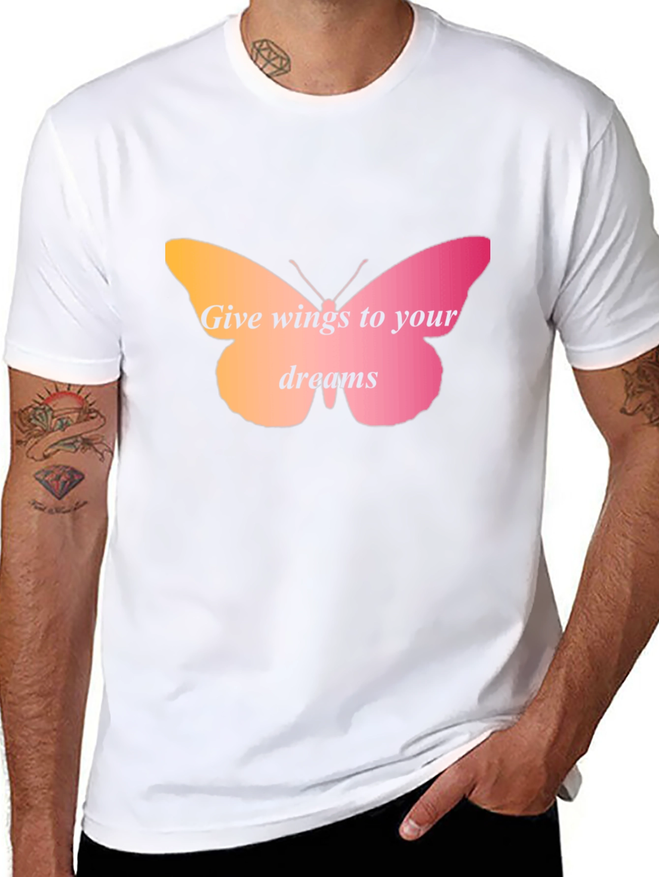 Wings to Your Dreams Butterfly Graphic Tee