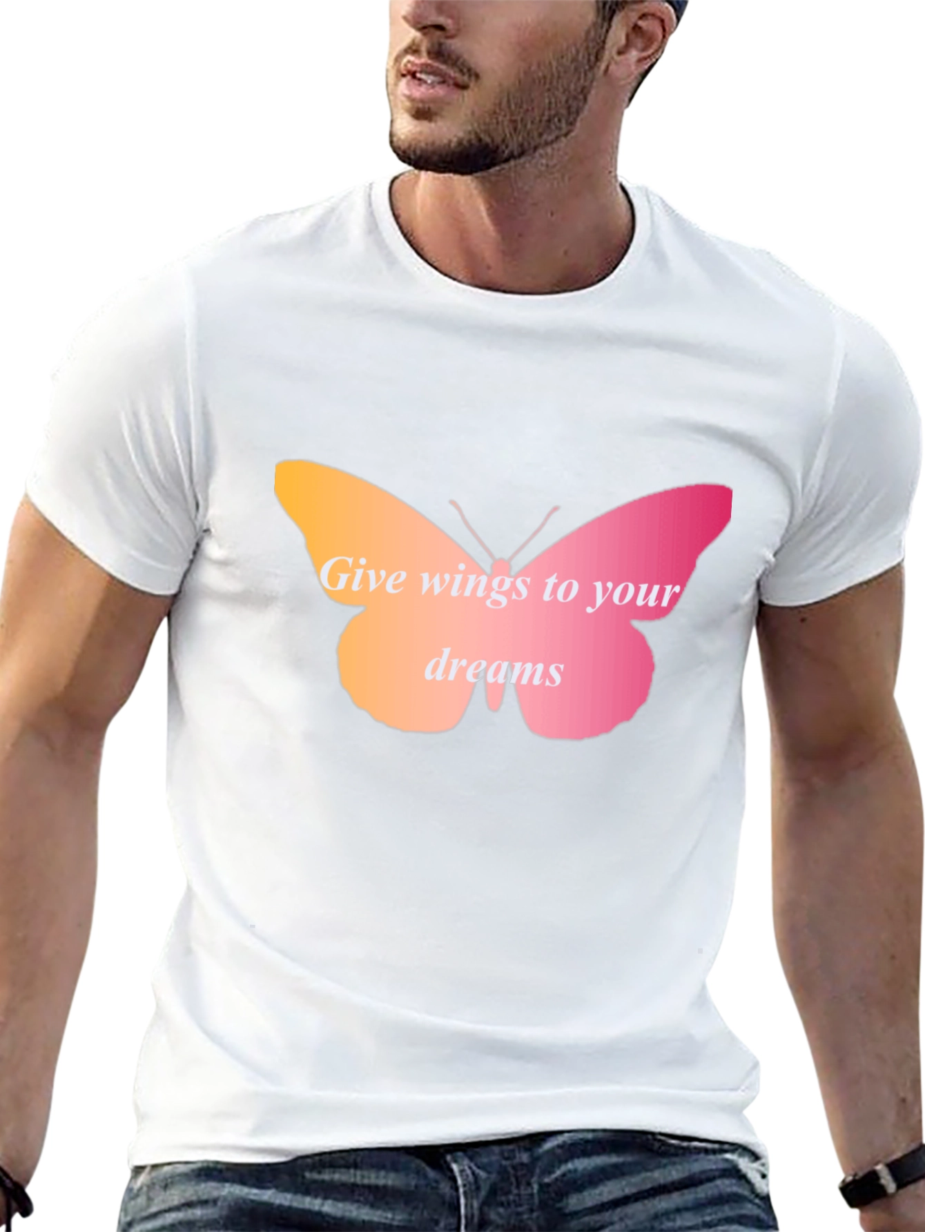 Wings to Your Dreams Butterfly Graphic Tee