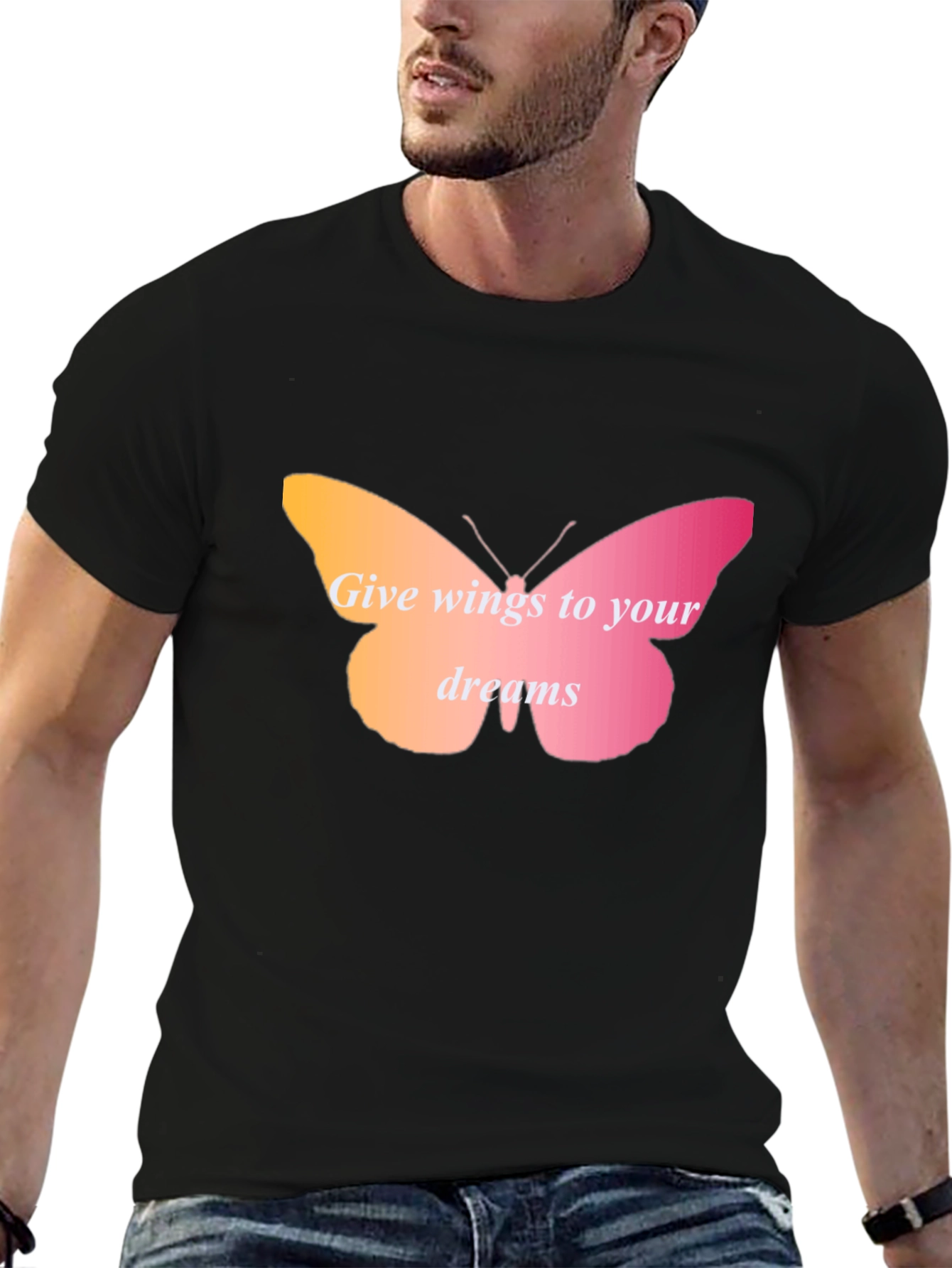 Wings to Your Dreams Butterfly Graphic Tee