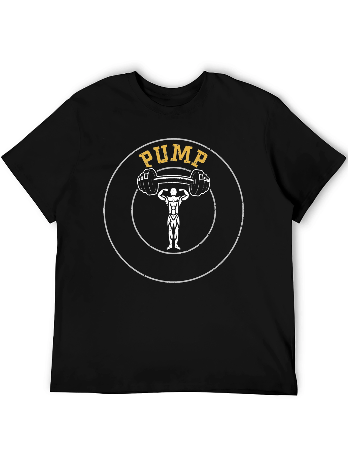Pump Weightlifting Black T-Shirt