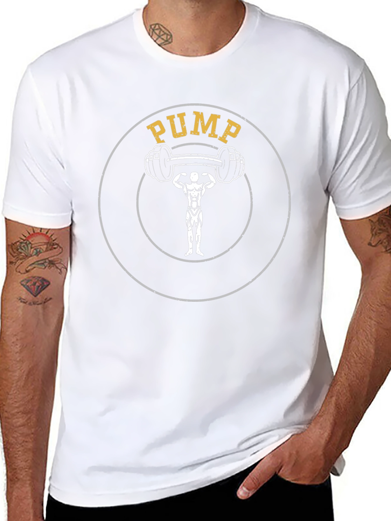 Pump Weightlifting Black T-Shirt