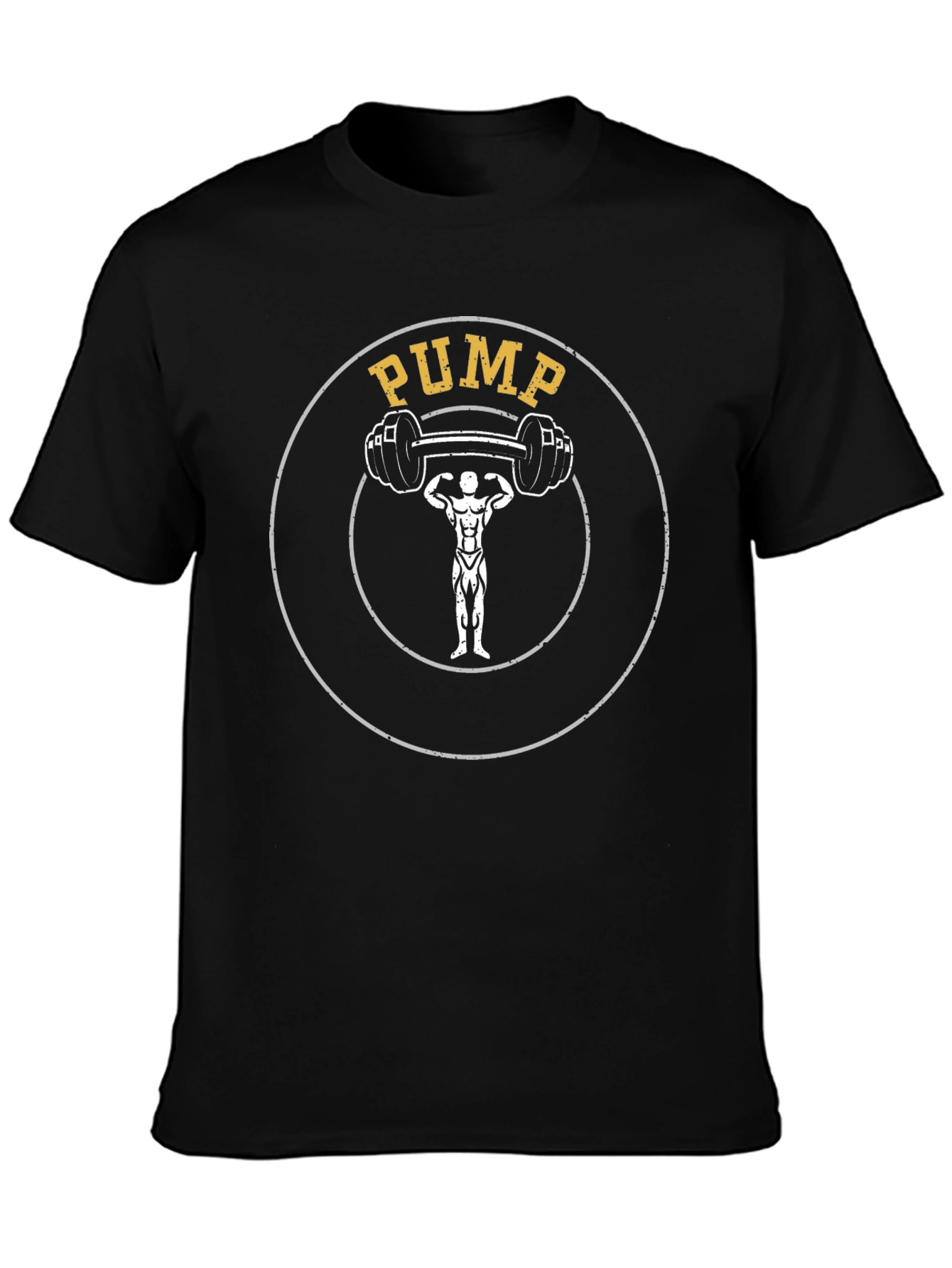 Pump Weightlifting Black T-Shirt