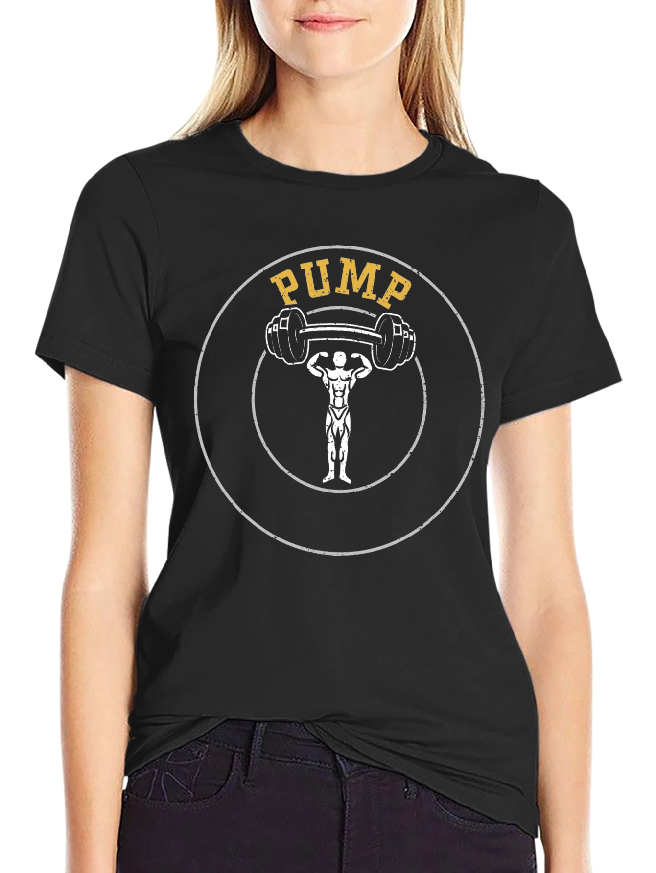 Pump Weightlifting Black T-Shirt