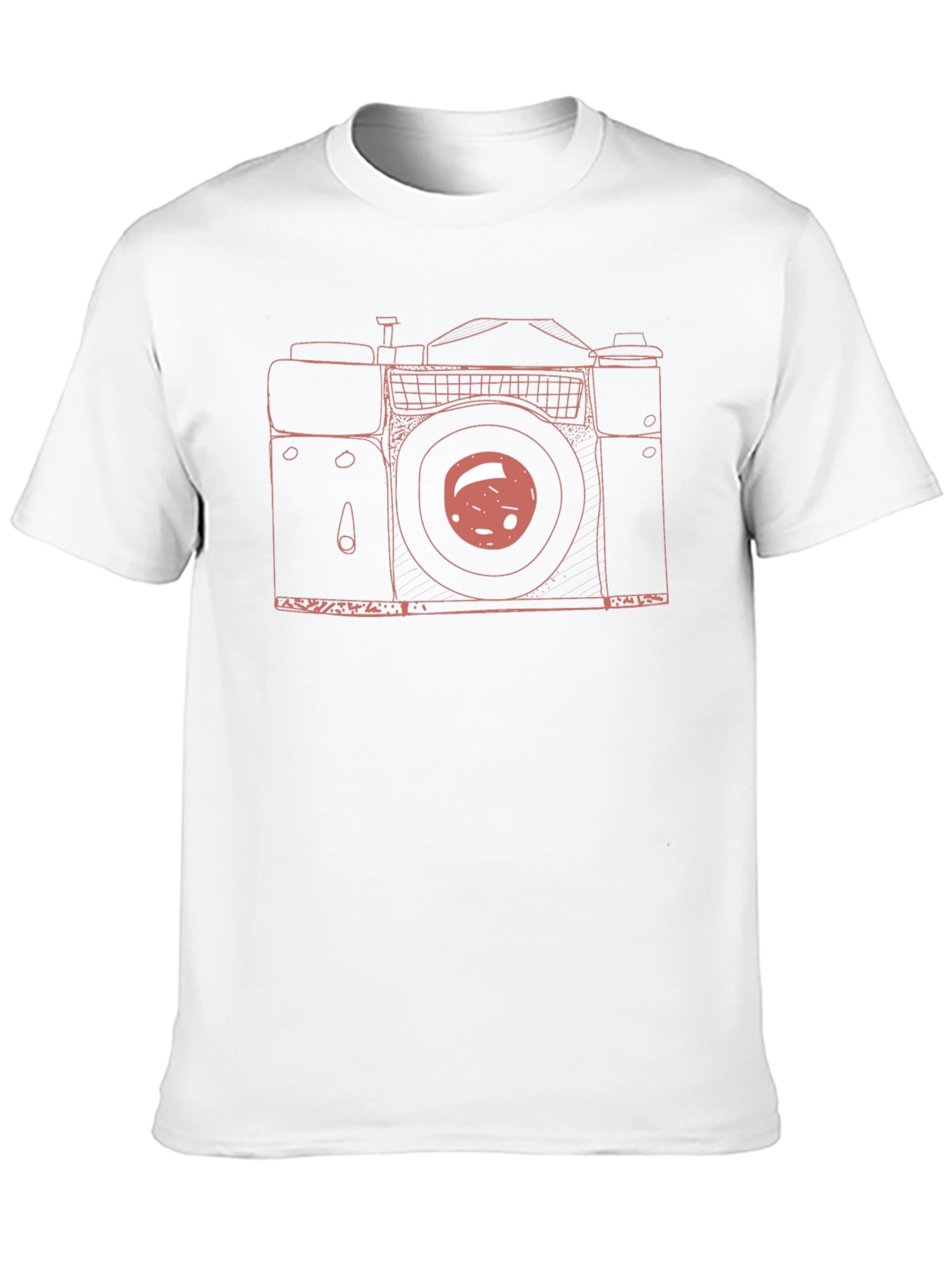 Retro Camera Graphic T-Shirt - Classic Style Tee