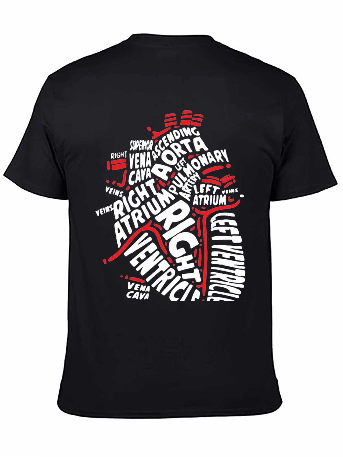 Anatomical Heart T-Shirt - Medical Science Tee