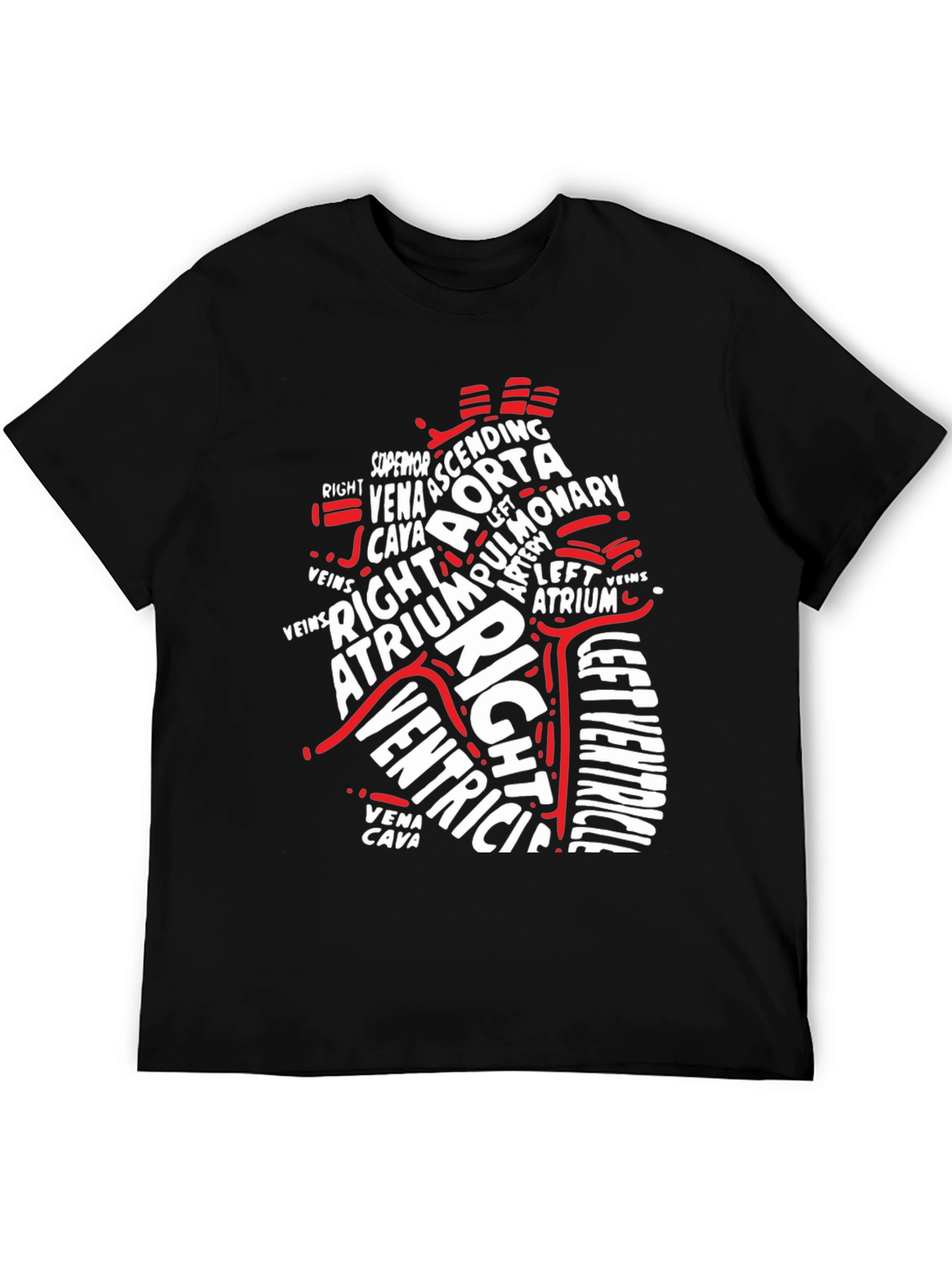 Anatomical Heart T-Shirt - Medical Science Tee