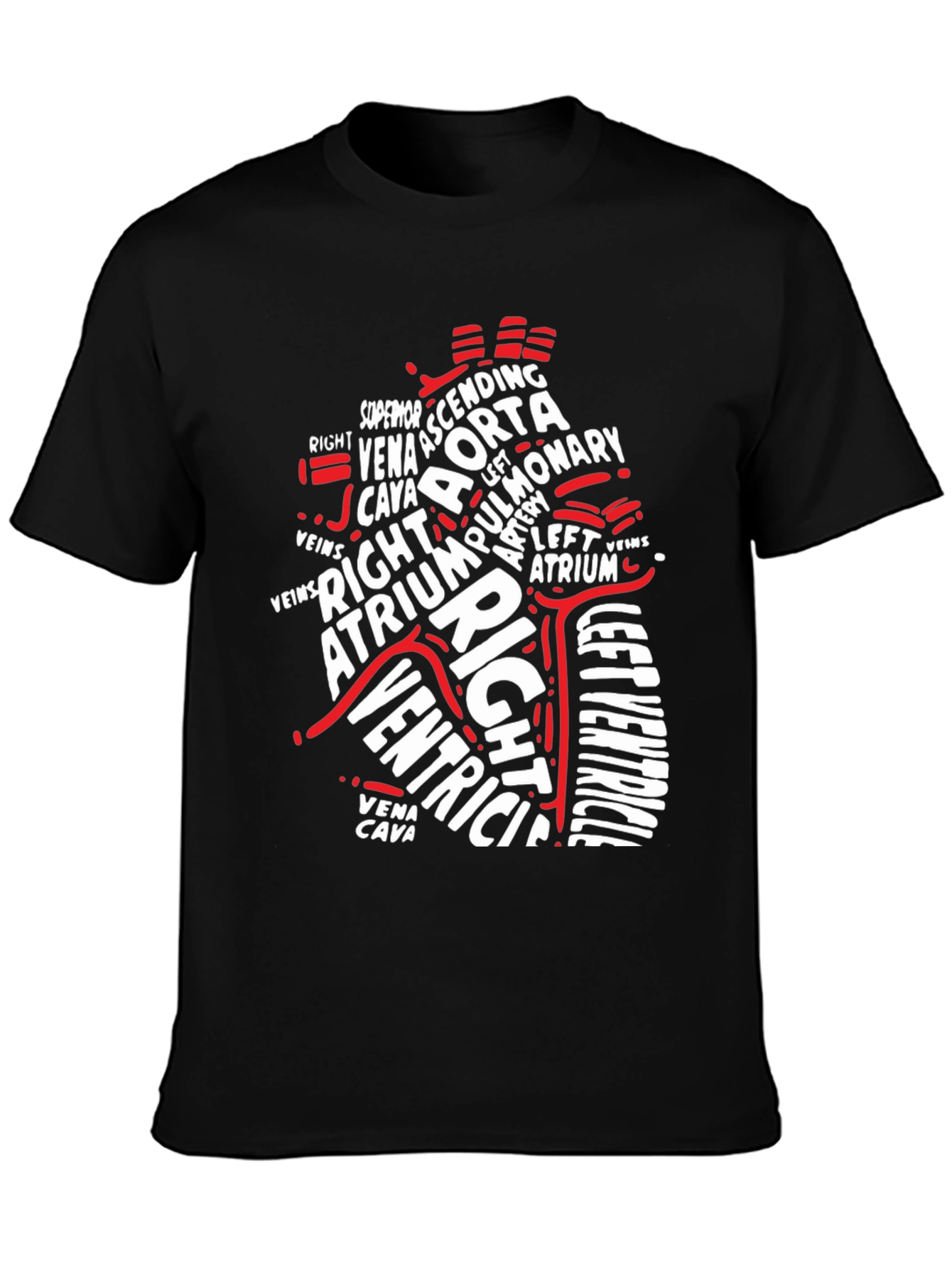 Anatomical Heart T-Shirt - Medical Science Tee