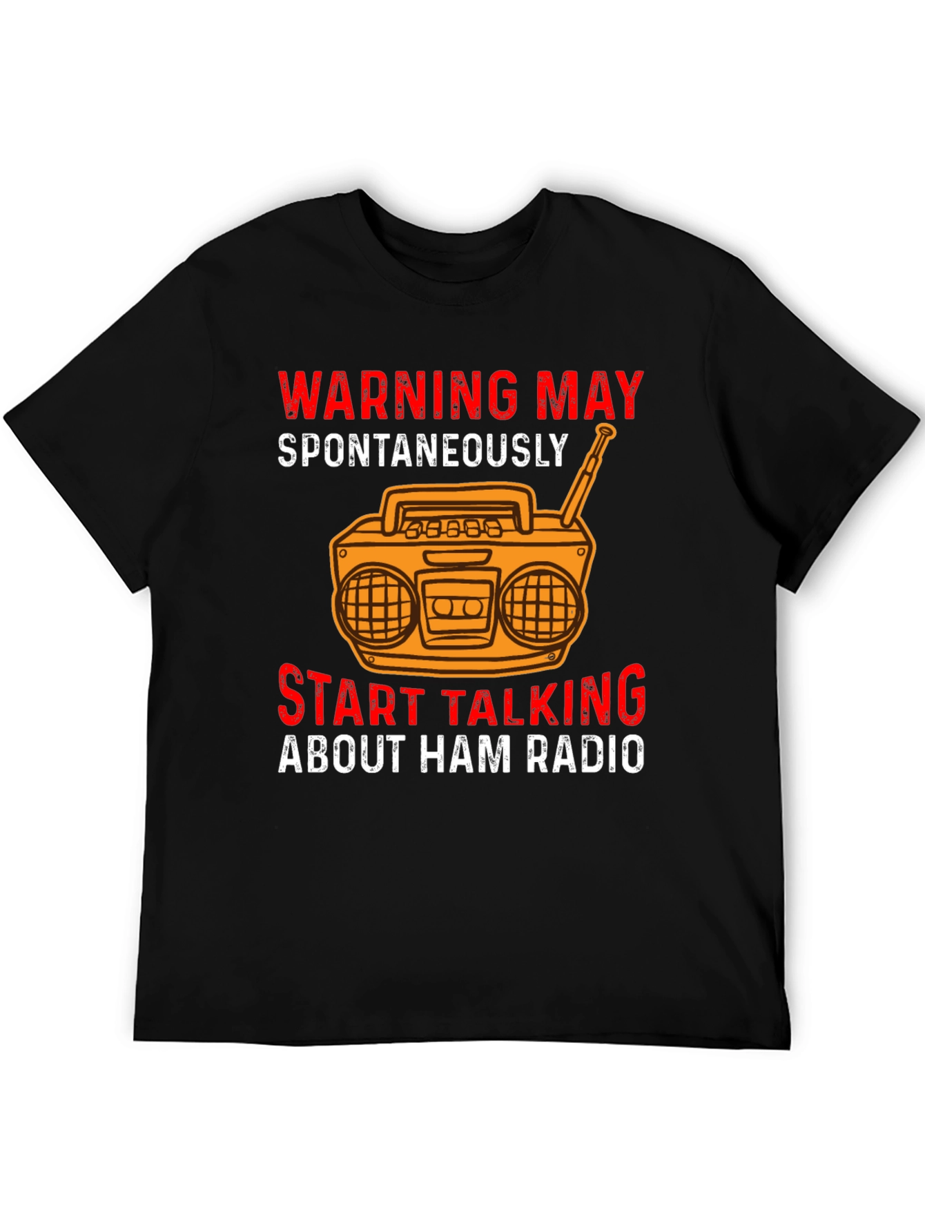 Warning Ham Radio Graphic Tee