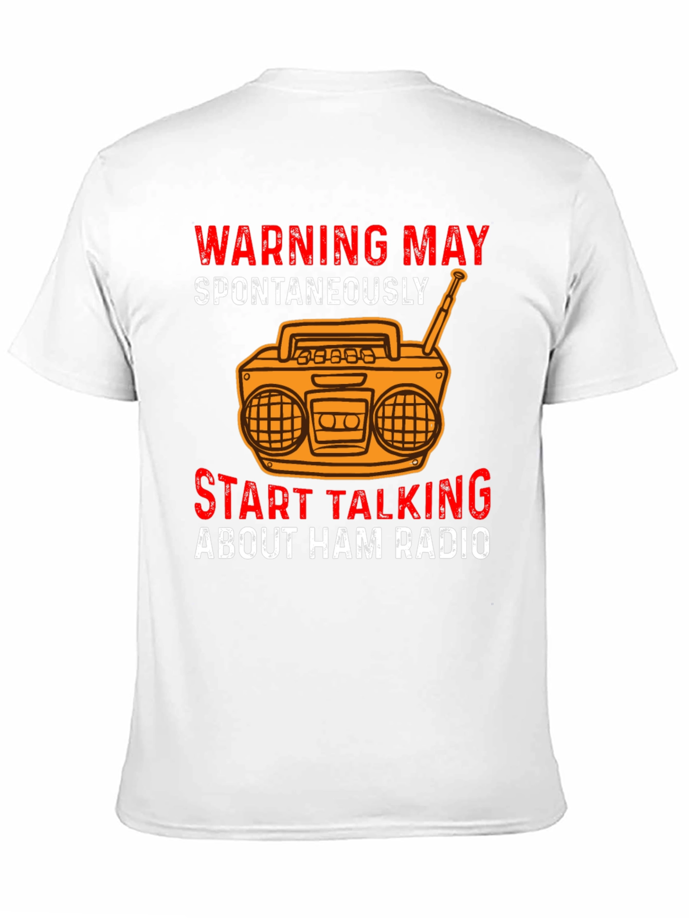 Warning Ham Radio Graphic Tee