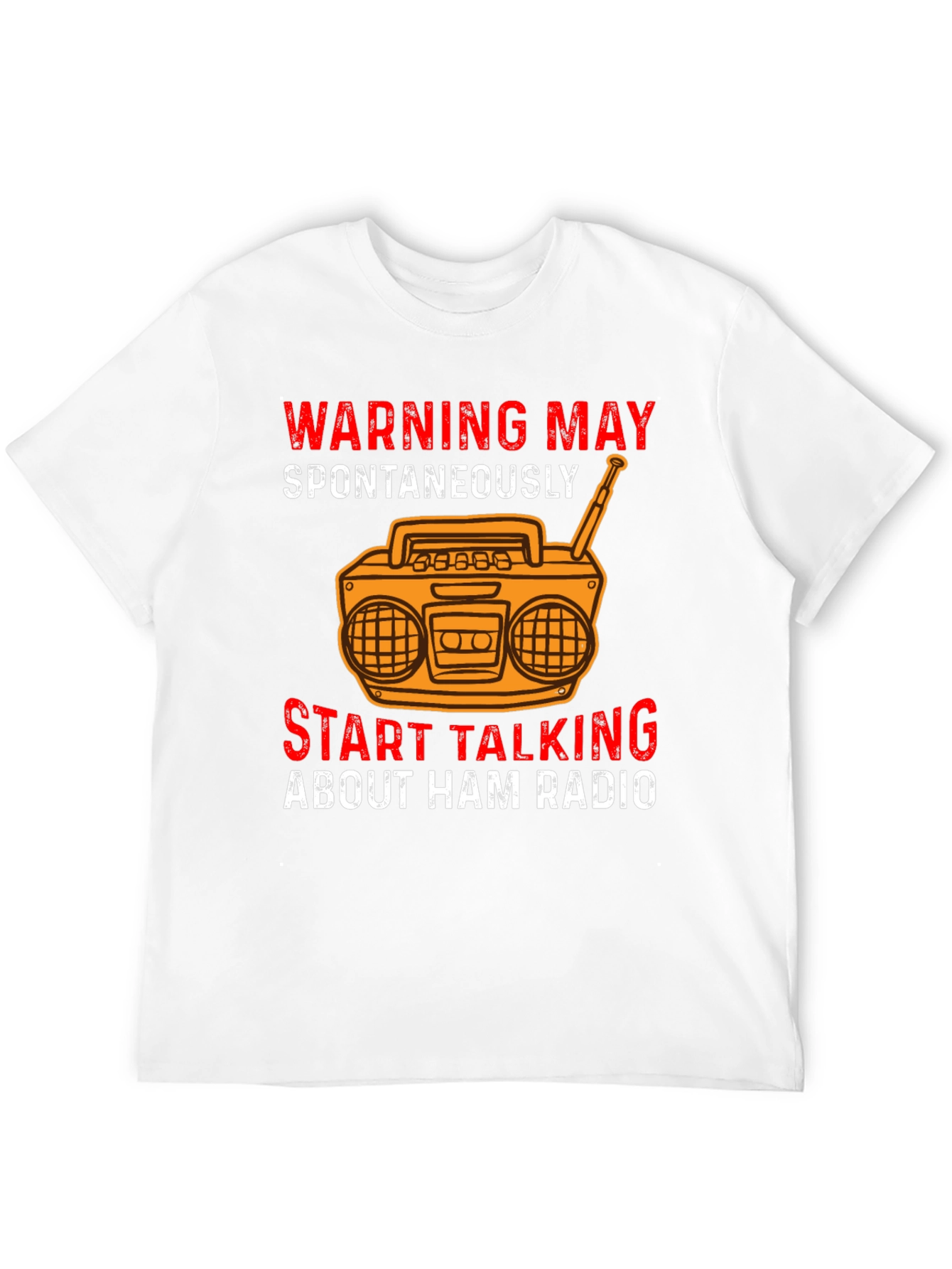 Warning Ham Radio Graphic Tee