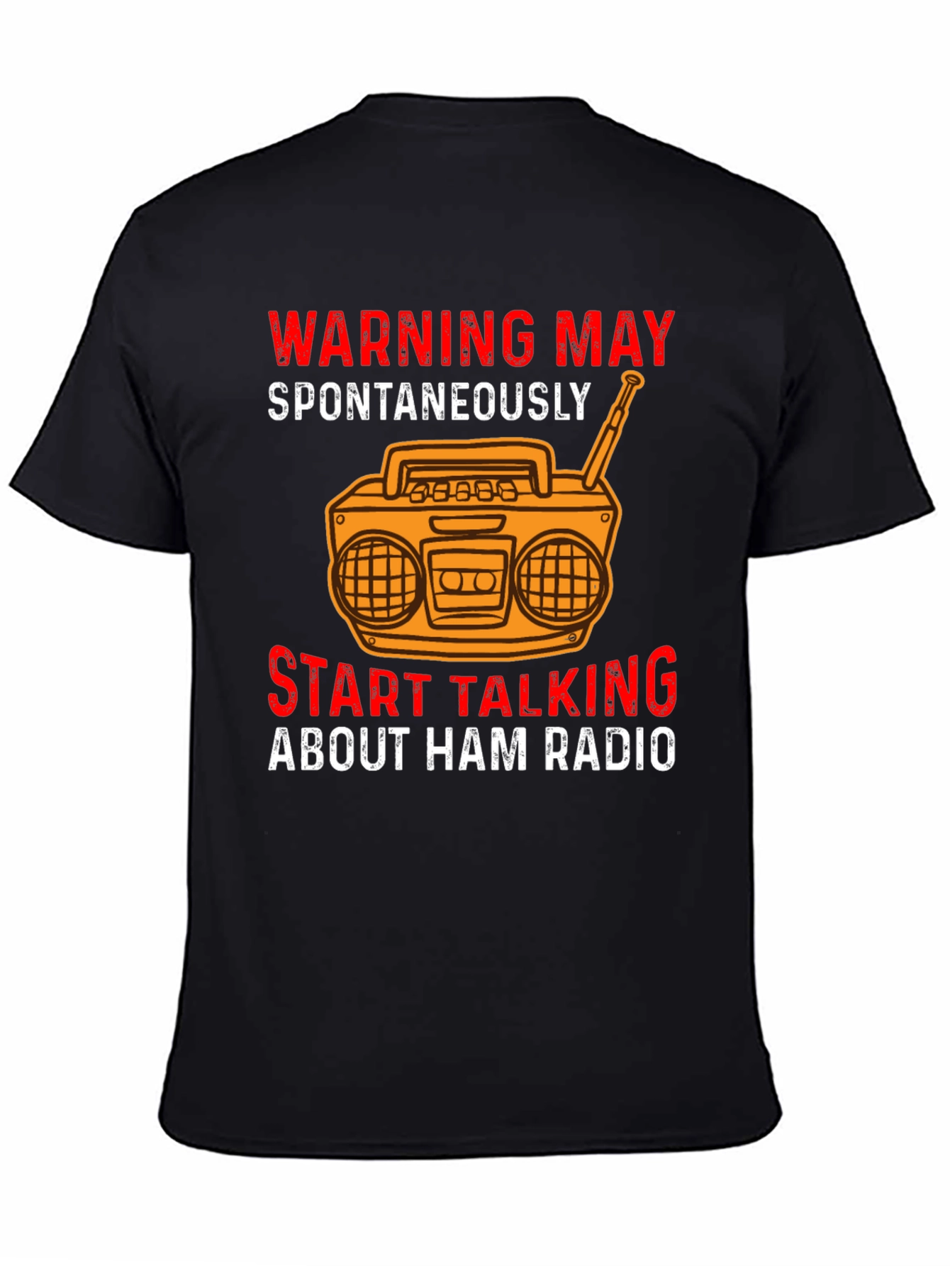 Warning Ham Radio Graphic Tee