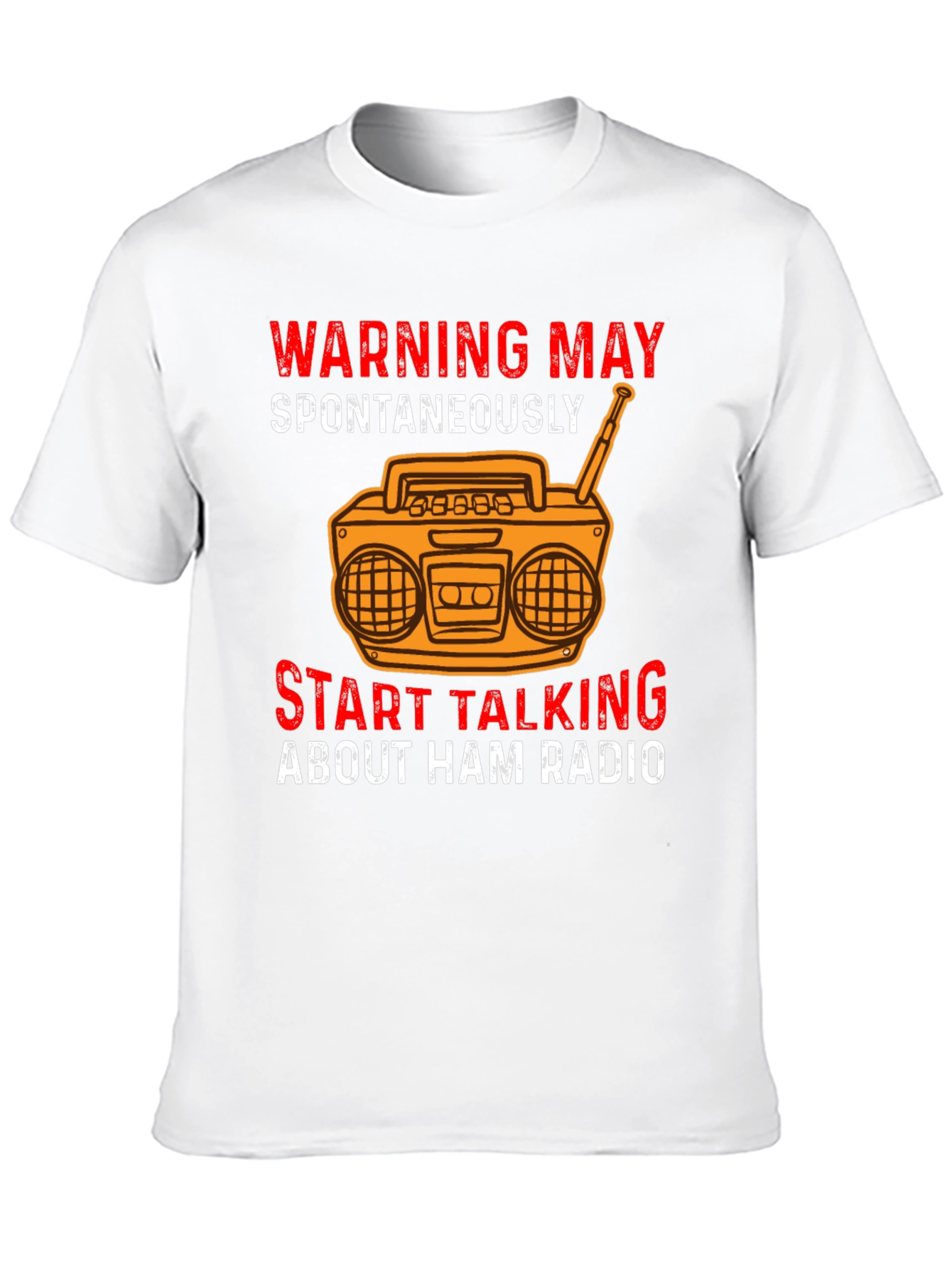 Warning Ham Radio Graphic Tee