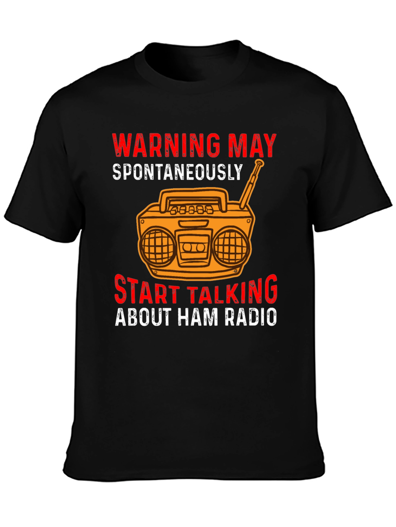 Warning Ham Radio Graphic Tee