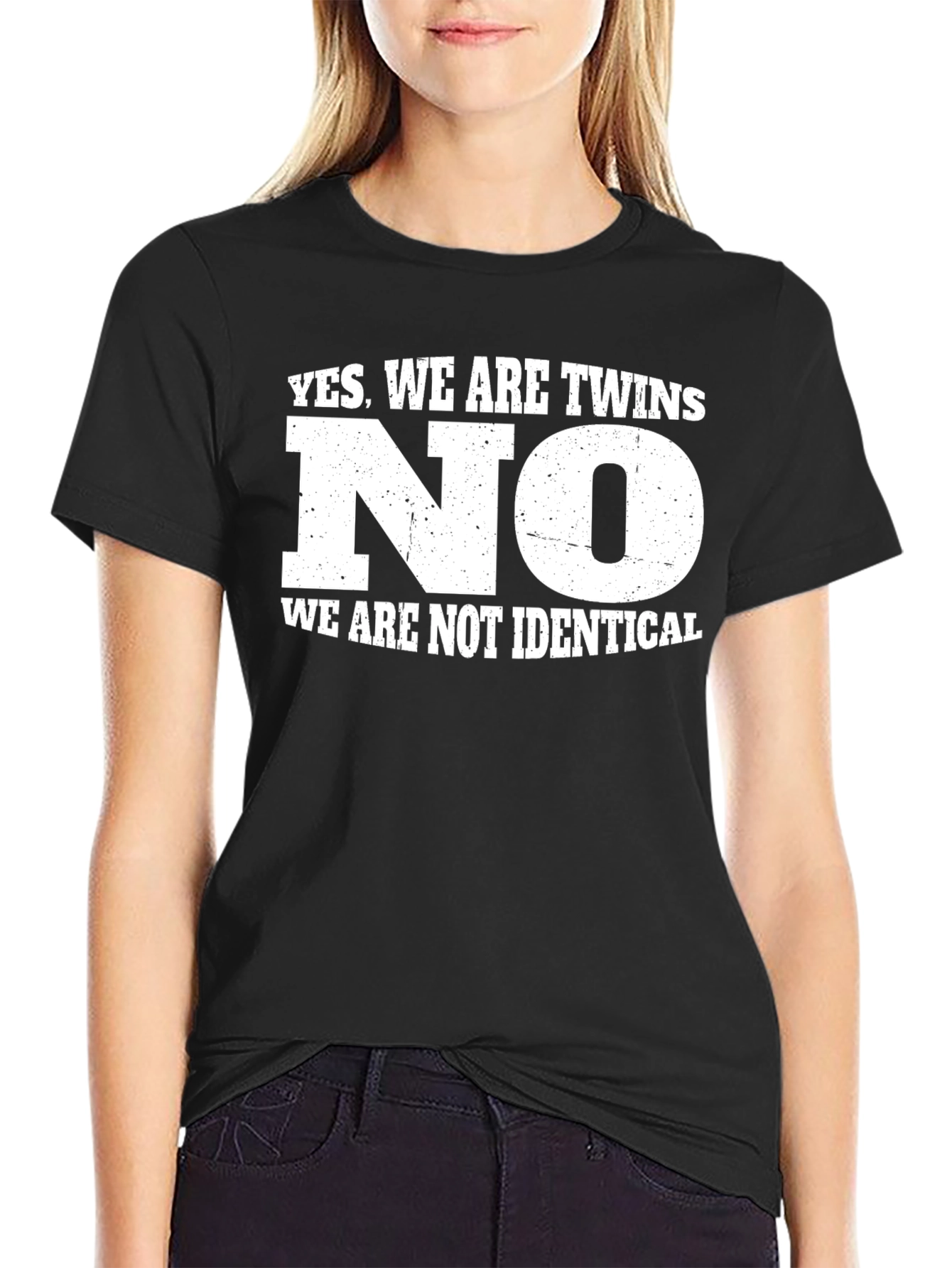 Twins Funny T-Shirt - Not Identical