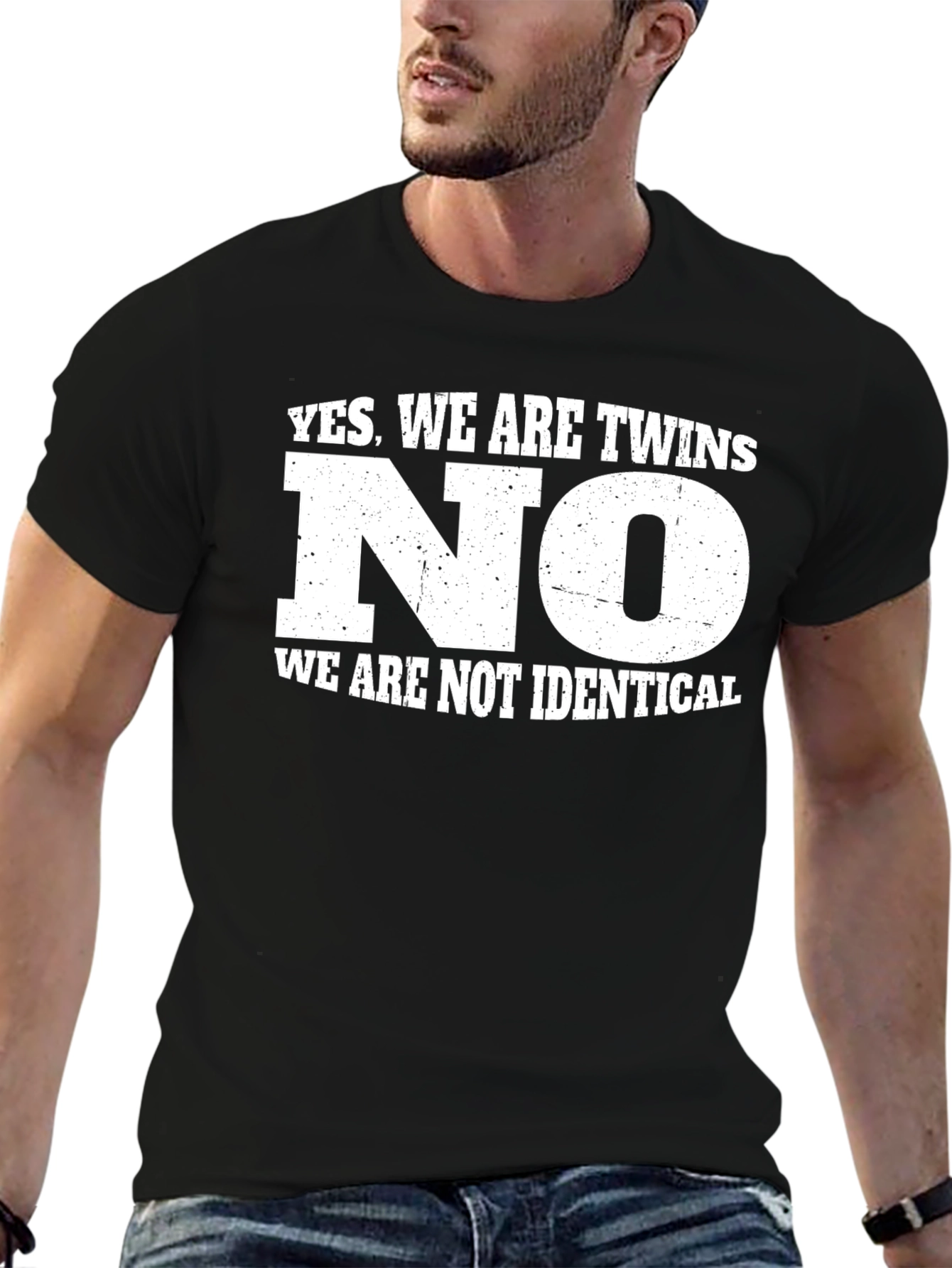Twins Funny T-Shirt - Not Identical