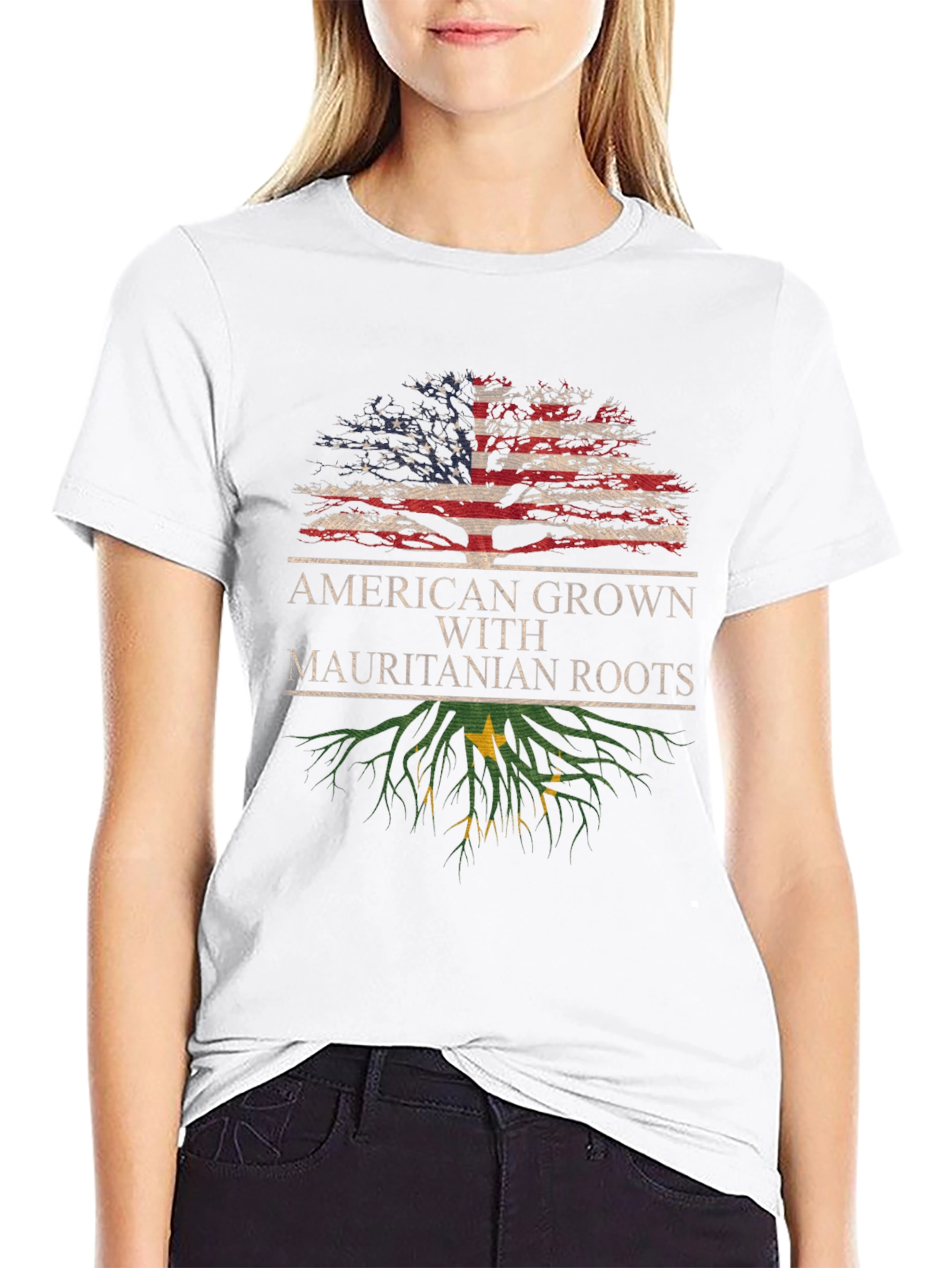 American Grown Mauritanian Roots T-Shirt