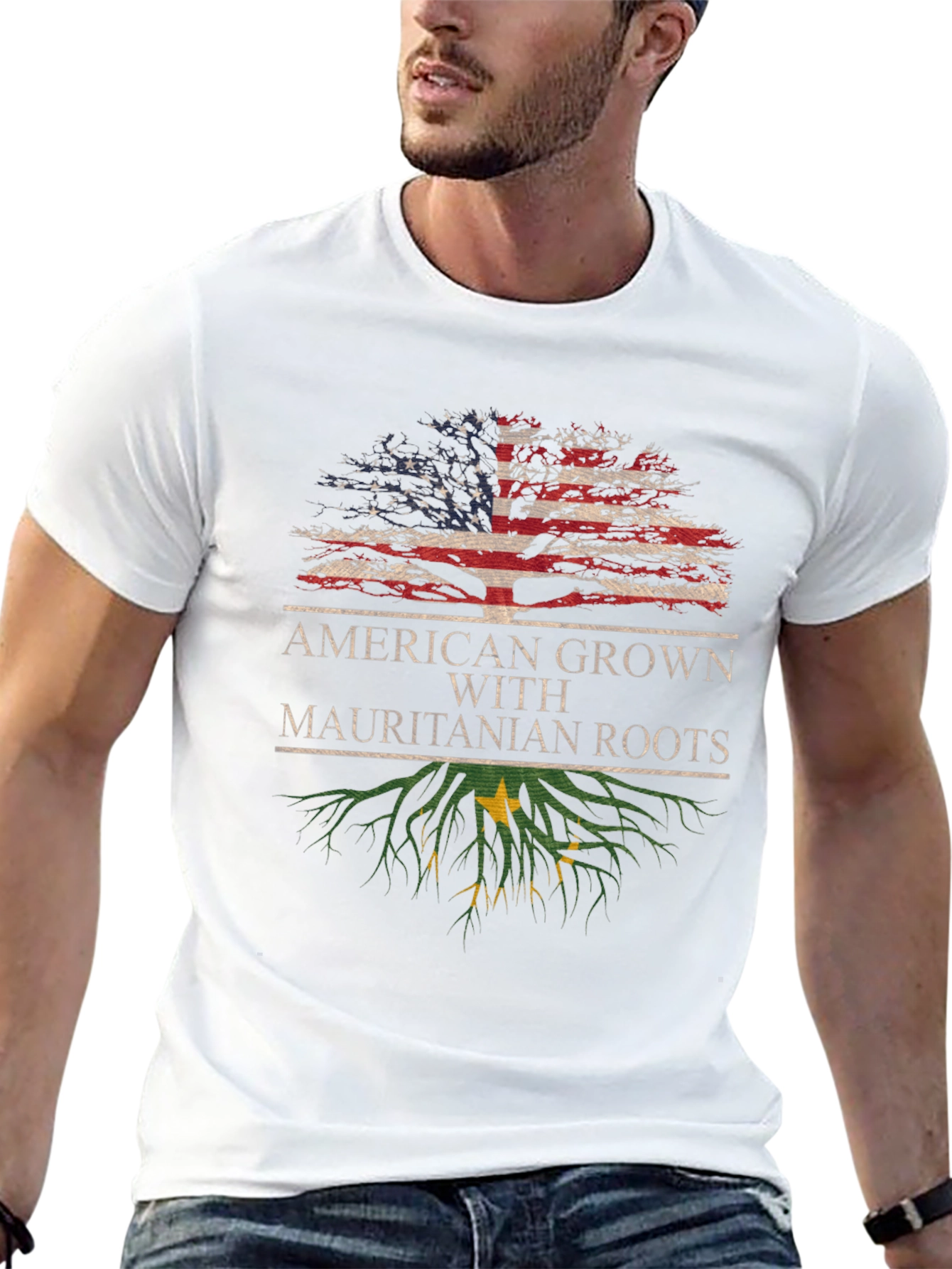 American Grown Mauritanian Roots T-Shirt