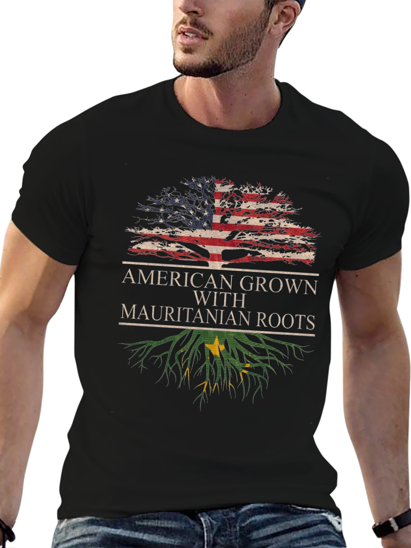 American Grown Mauritanian Roots T-Shirt