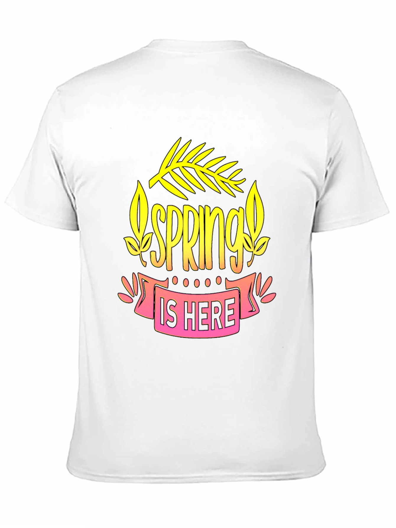 Spring Is Here Black Graphic Tee